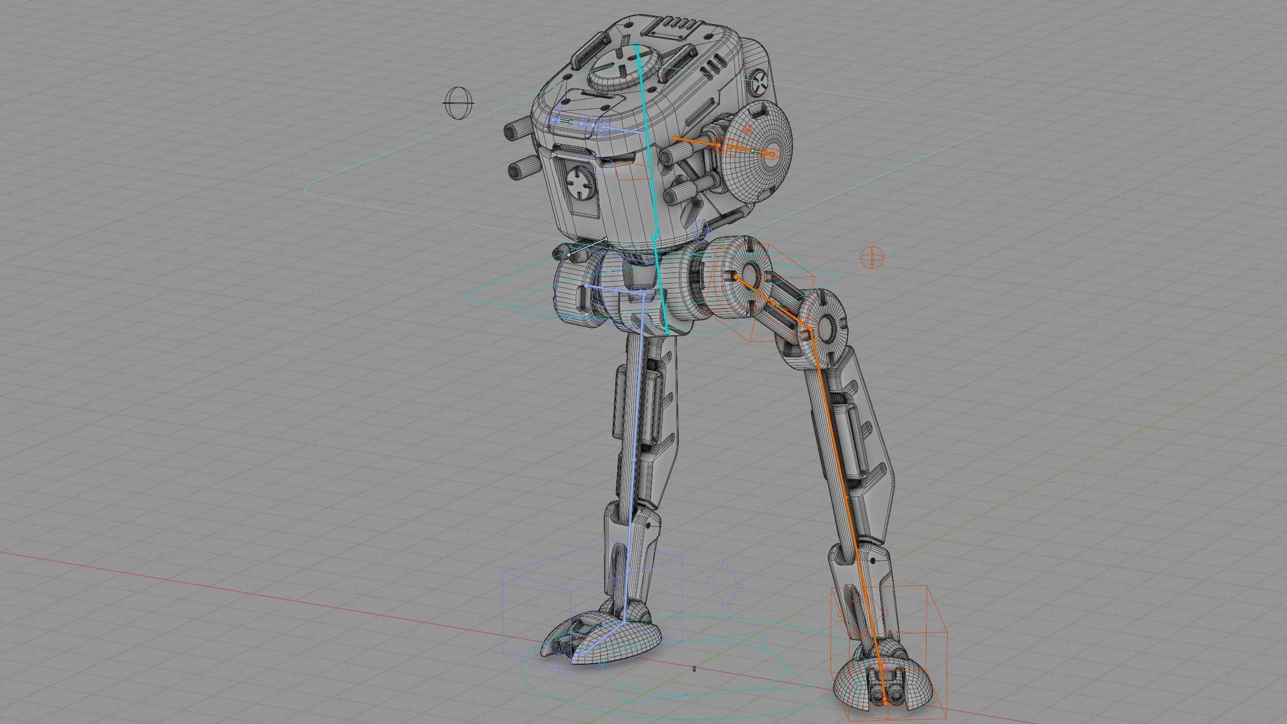 M-200 WALKER Rigged for Unreal Engine - Unity - MIXAMO  3D model_40