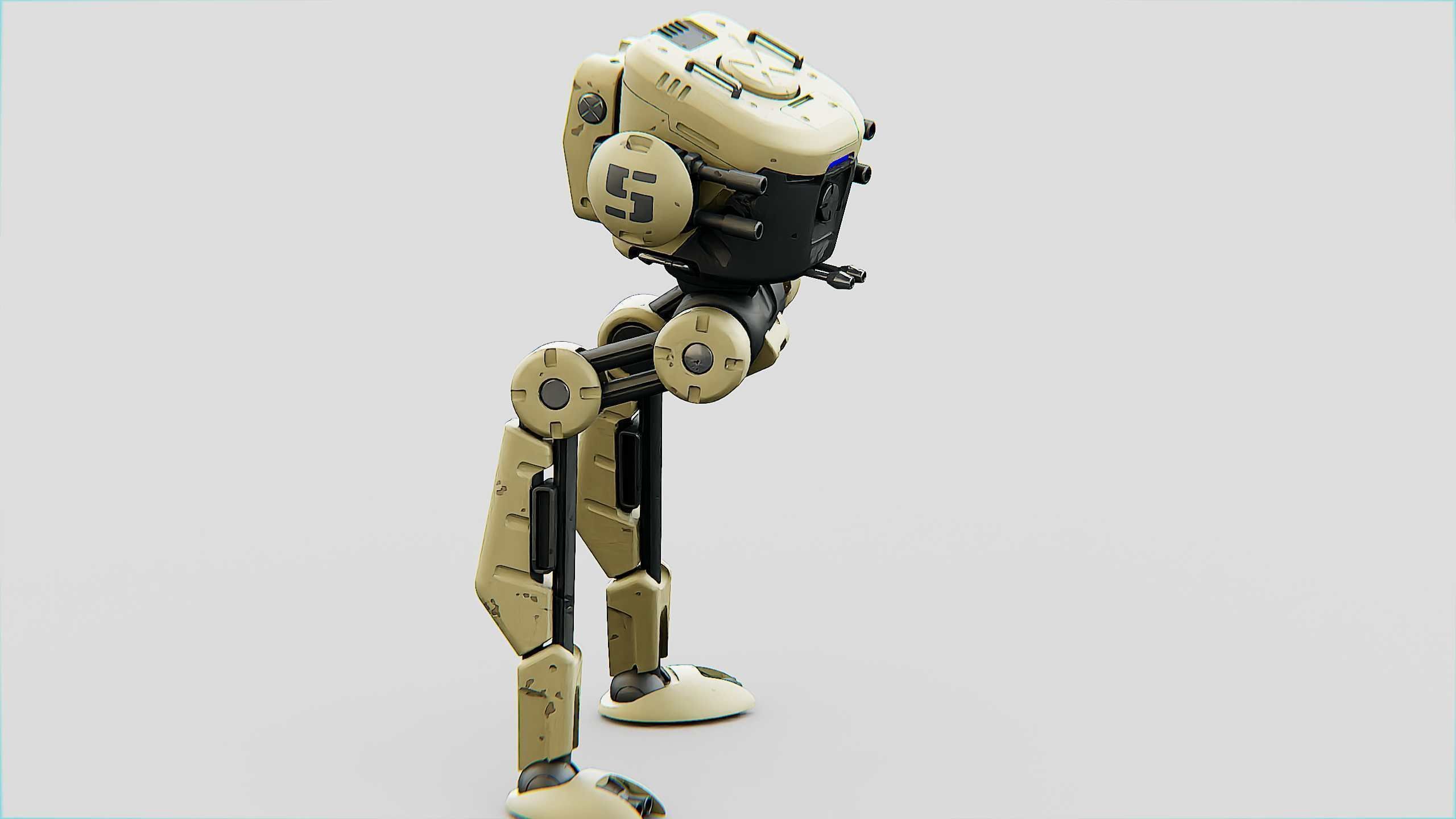 M-200 WALKER Rigged for Unreal Engine - Unity - MIXAMO  3D model_25