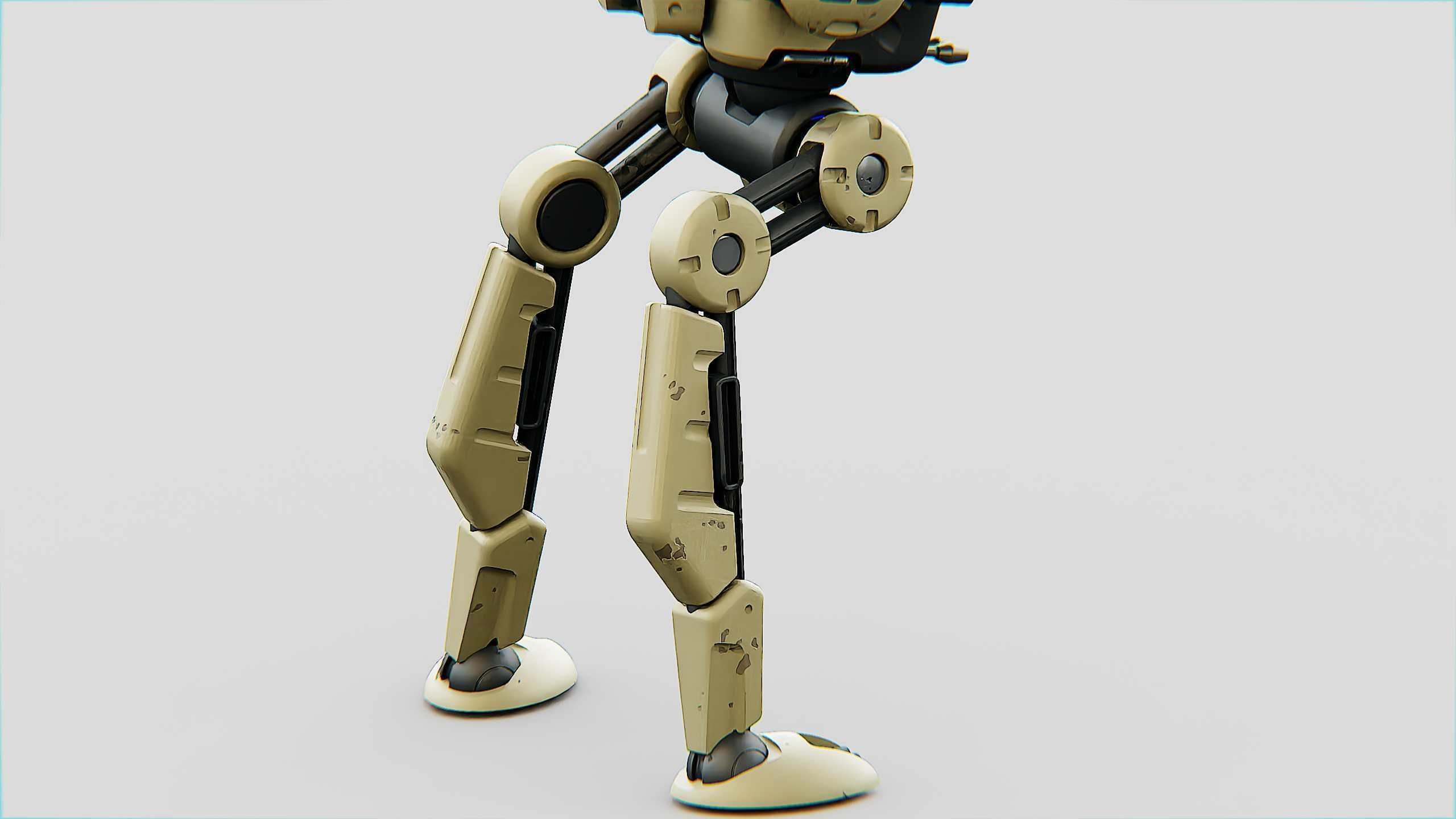 M-200 WALKER Rigged for Unreal Engine - Unity - MIXAMO  3D model_29