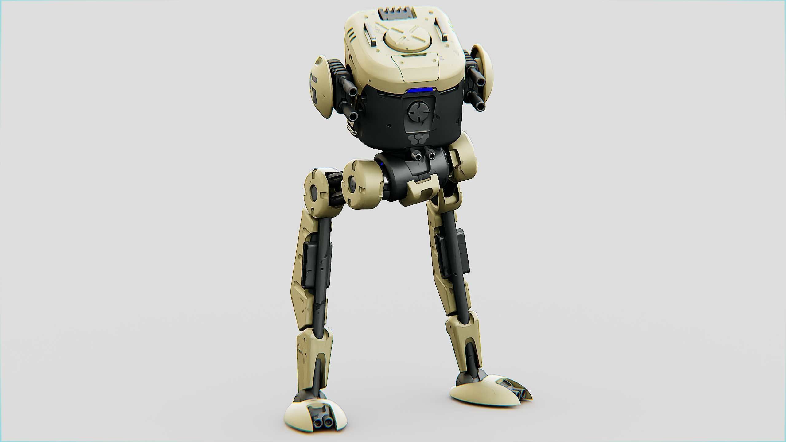M-200 WALKER Rigged for Unreal Engine - Unity - MIXAMO  3D model_4