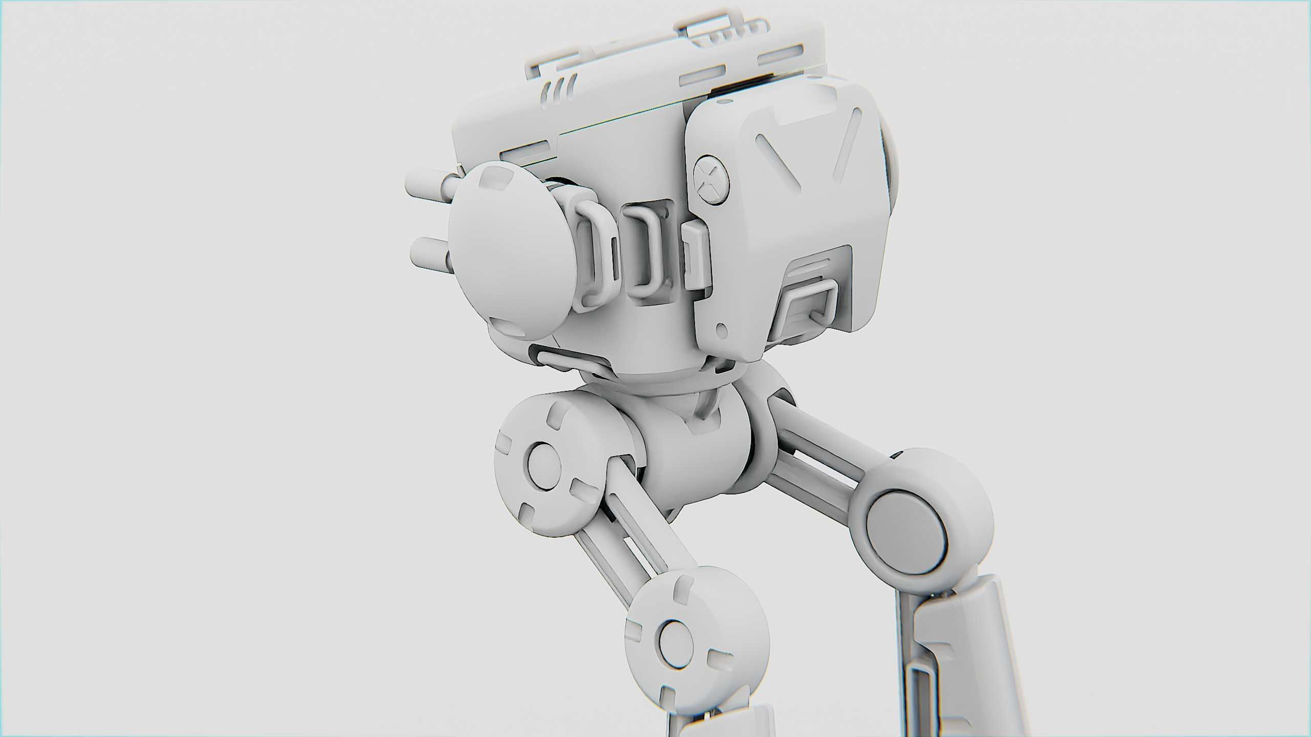 M-200 WALKER Rigged for Unreal Engine - Unity - MIXAMO  3D model_35