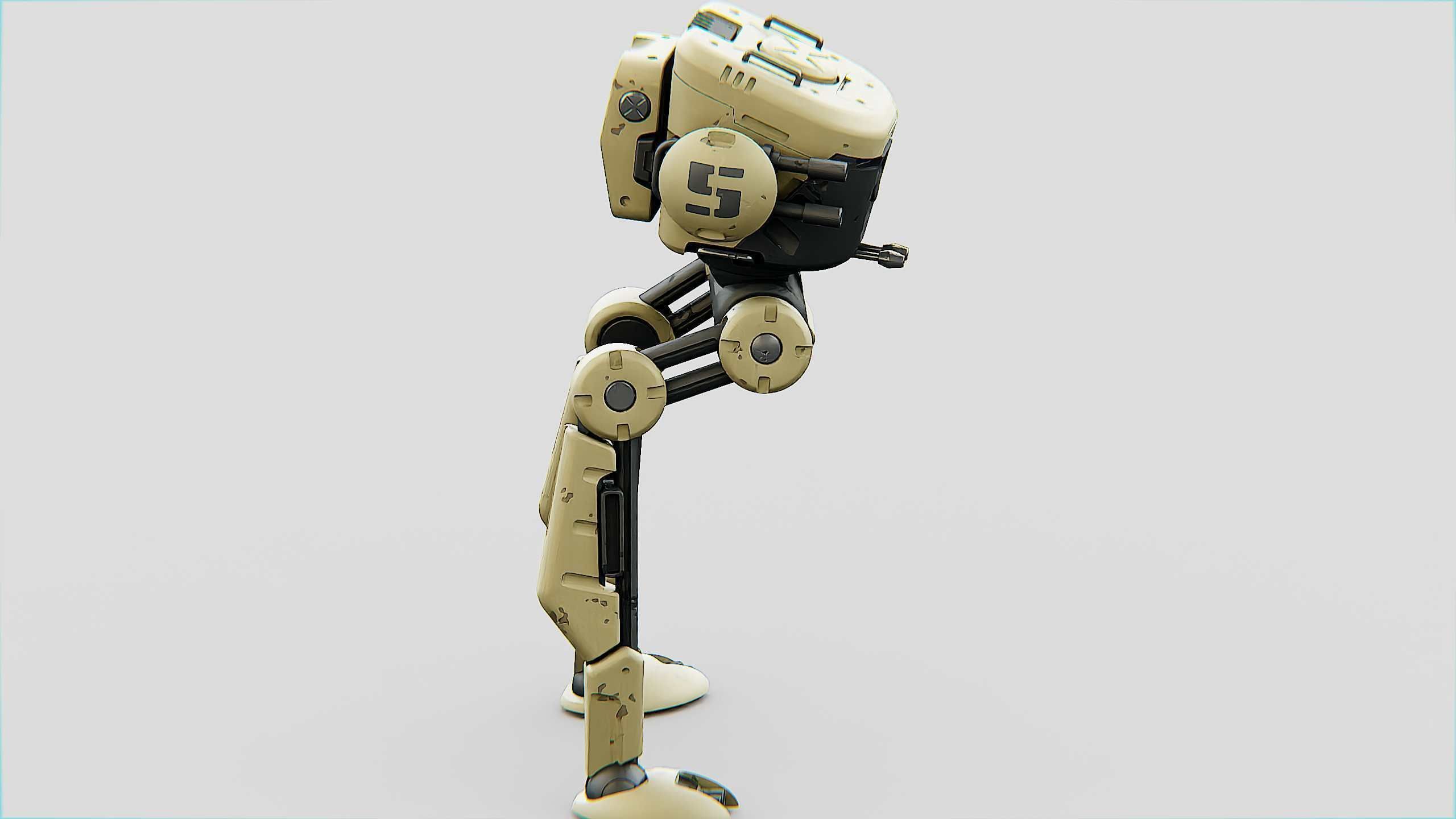 M-200 WALKER Rigged for Unreal Engine - Unity - MIXAMO  3D model_24