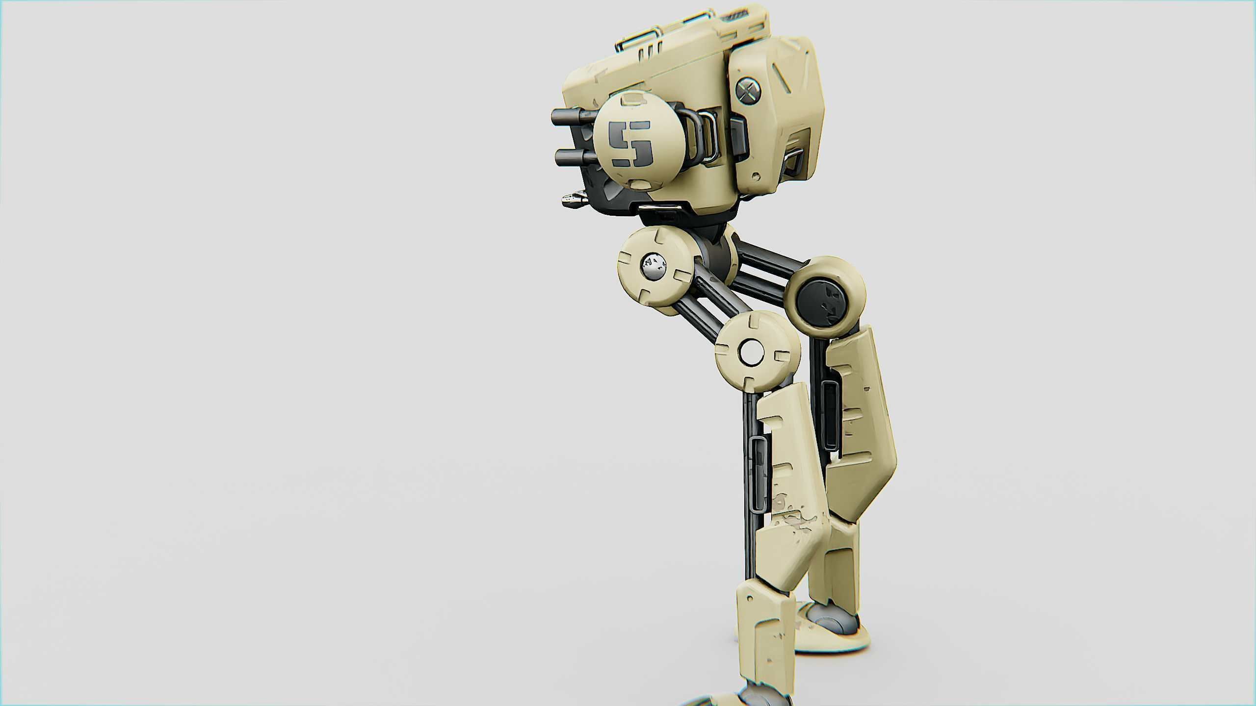 M-200 WALKER Rigged for Unreal Engine - Unity - MIXAMO  3D model_13