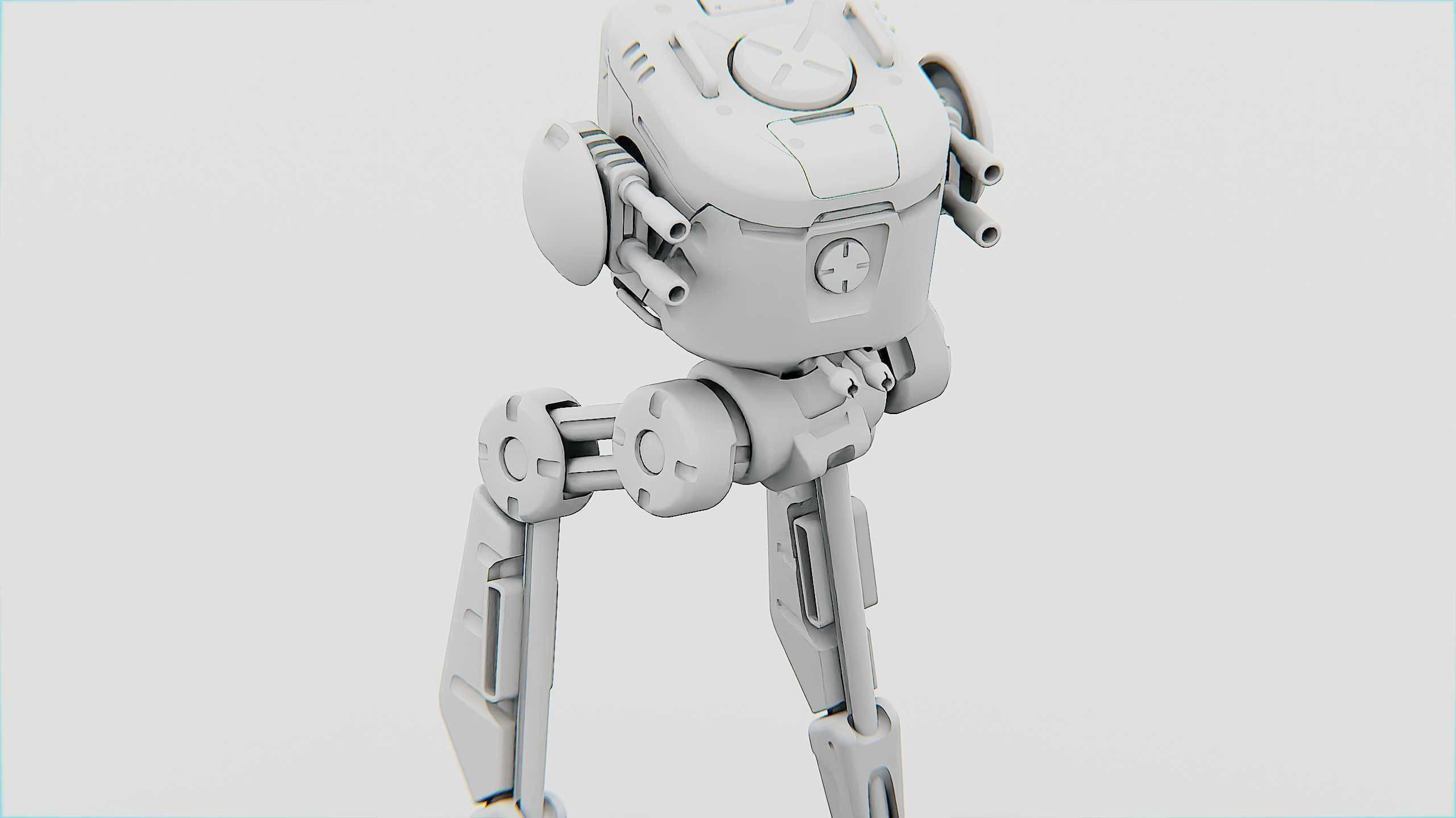 M-200 WALKER Rigged for Unreal Engine - Unity - MIXAMO  3D model_34