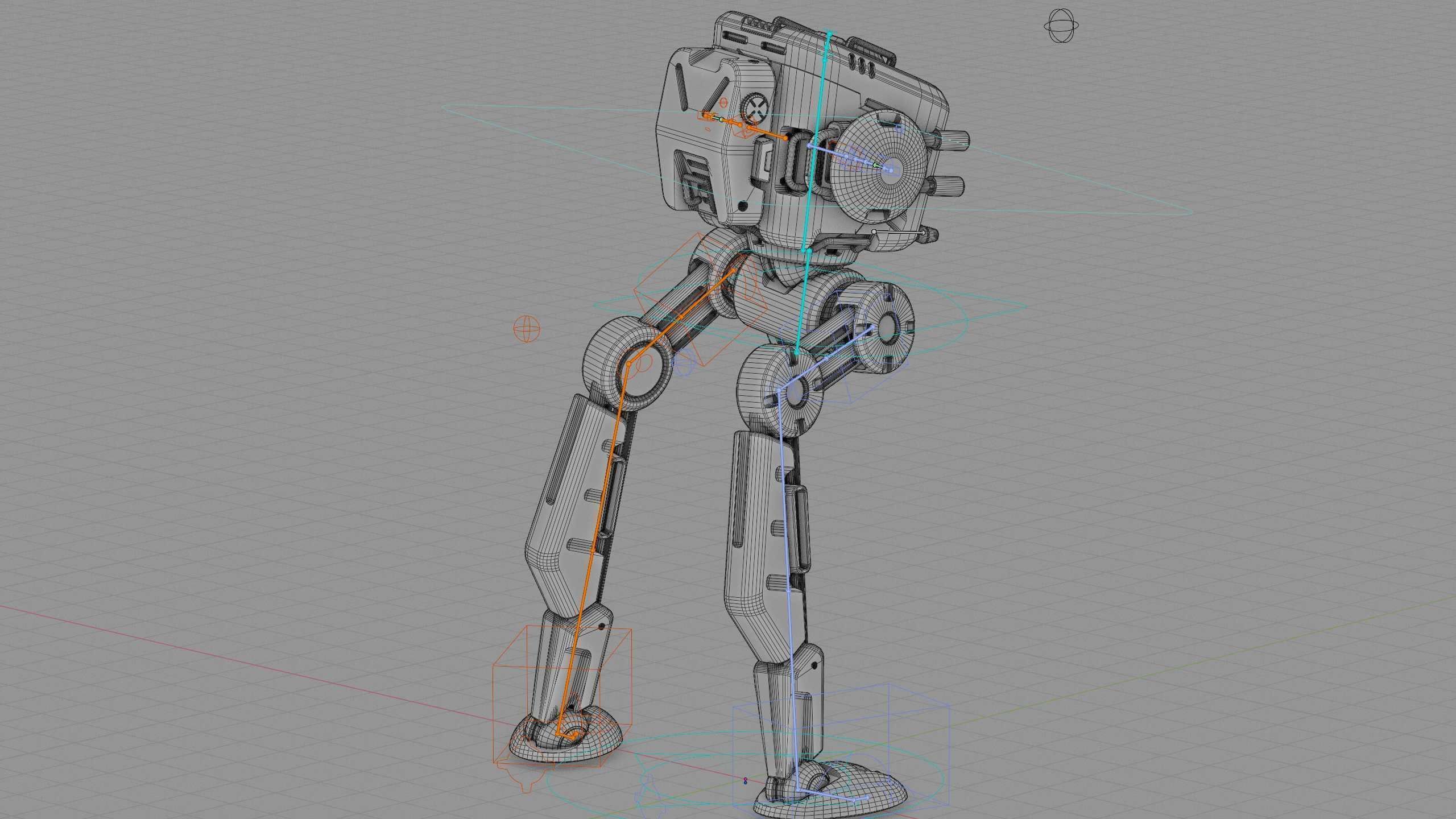M-200 WALKER Rigged for Unreal Engine - Unity - MIXAMO  3D model_41