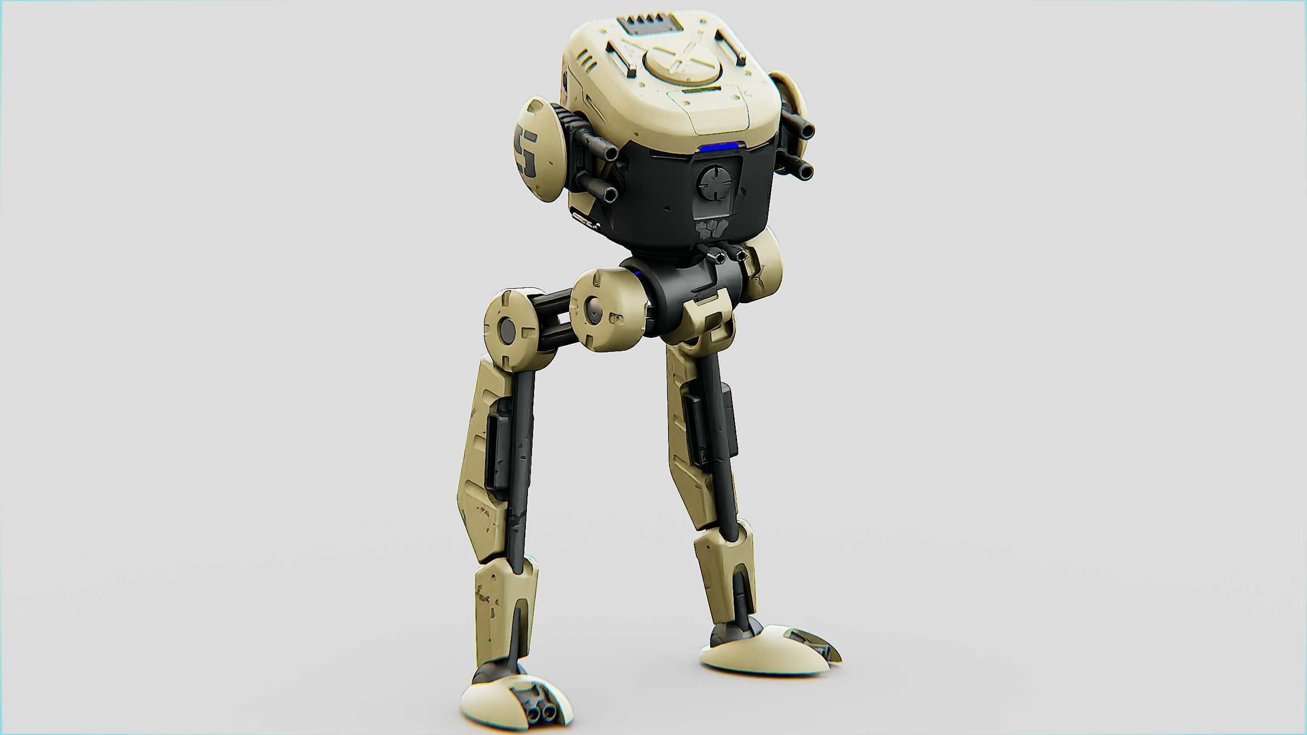 M-200 WALKER Rigged for Unreal Engine - Unity - MIXAMO  3D model_3