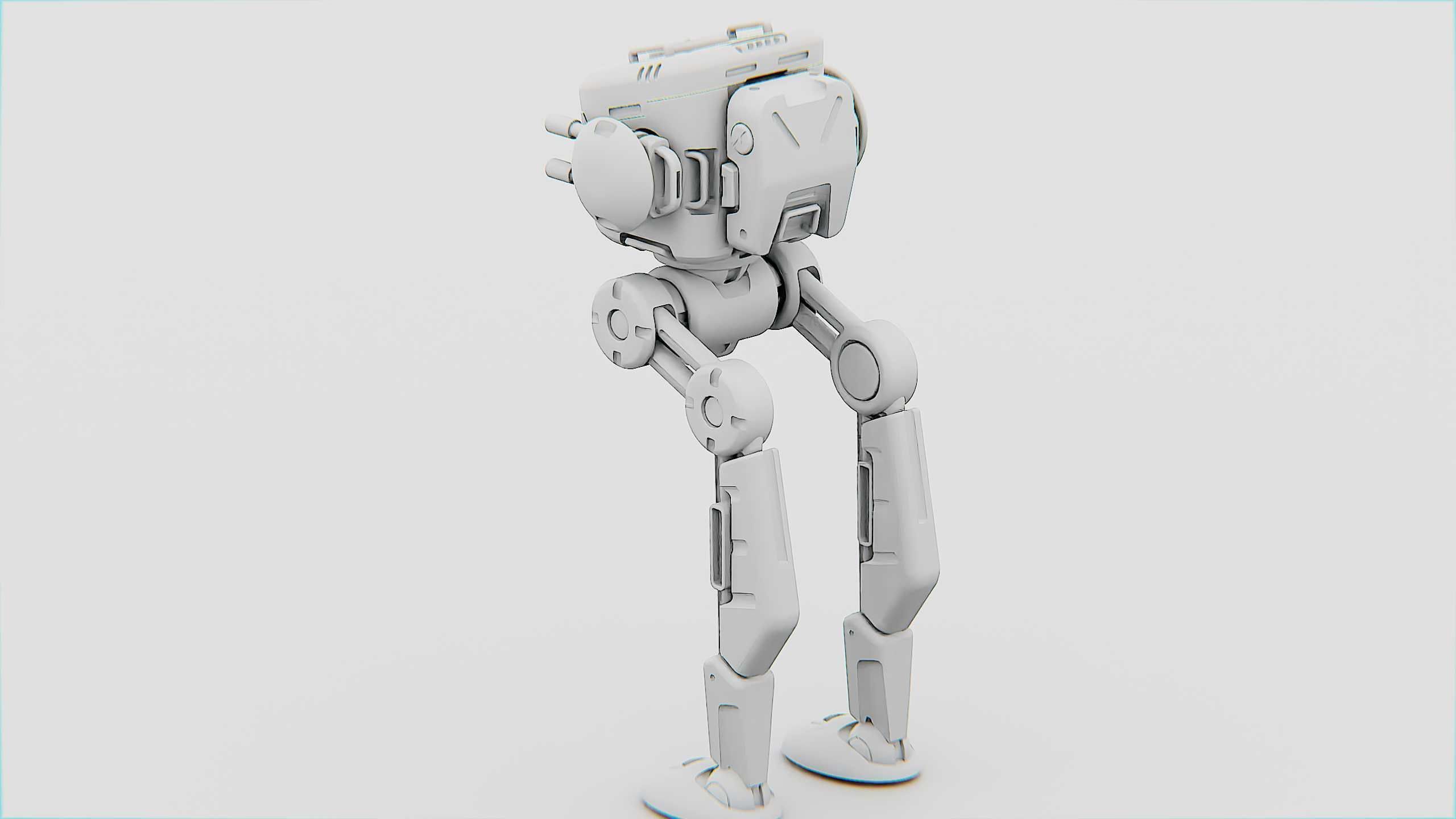 M-200 WALKER Rigged for Unreal Engine - Unity - MIXAMO  3D model_33