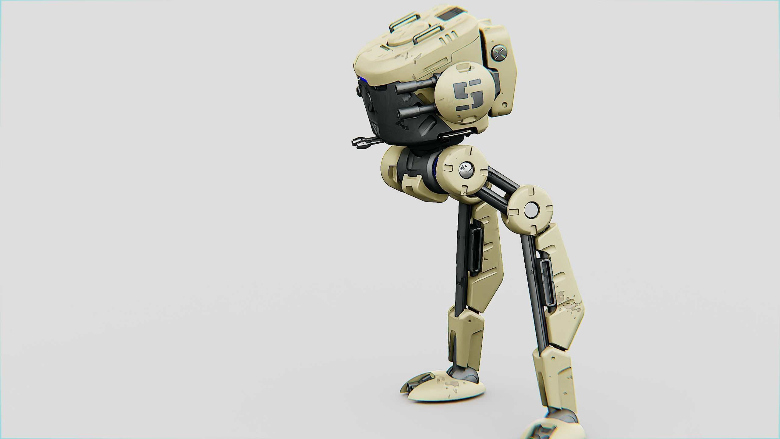 M-200 WALKER Rigged for Unreal Engine - Unity - MIXAMO  3D model_10