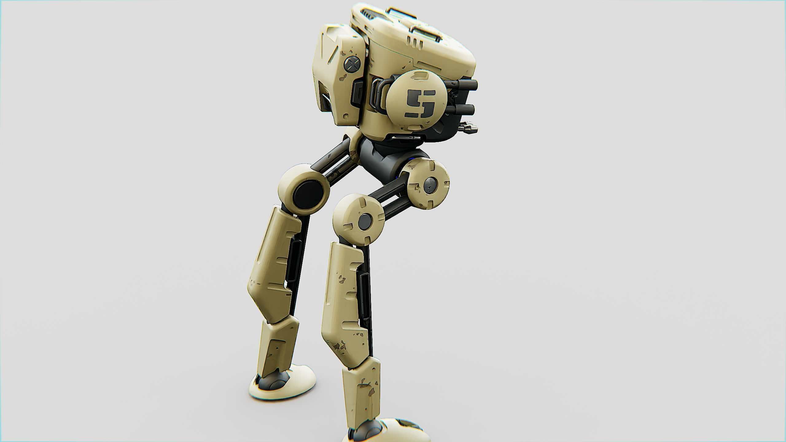 M-200 WALKER Rigged for Unreal Engine - Unity - MIXAMO  3D model_22
