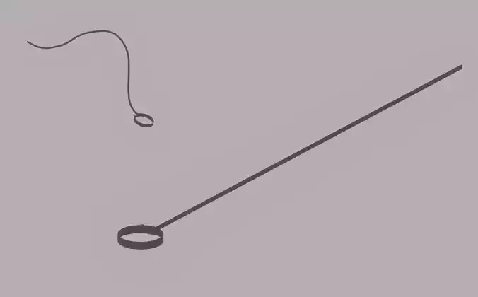 Dog Leash 3D model