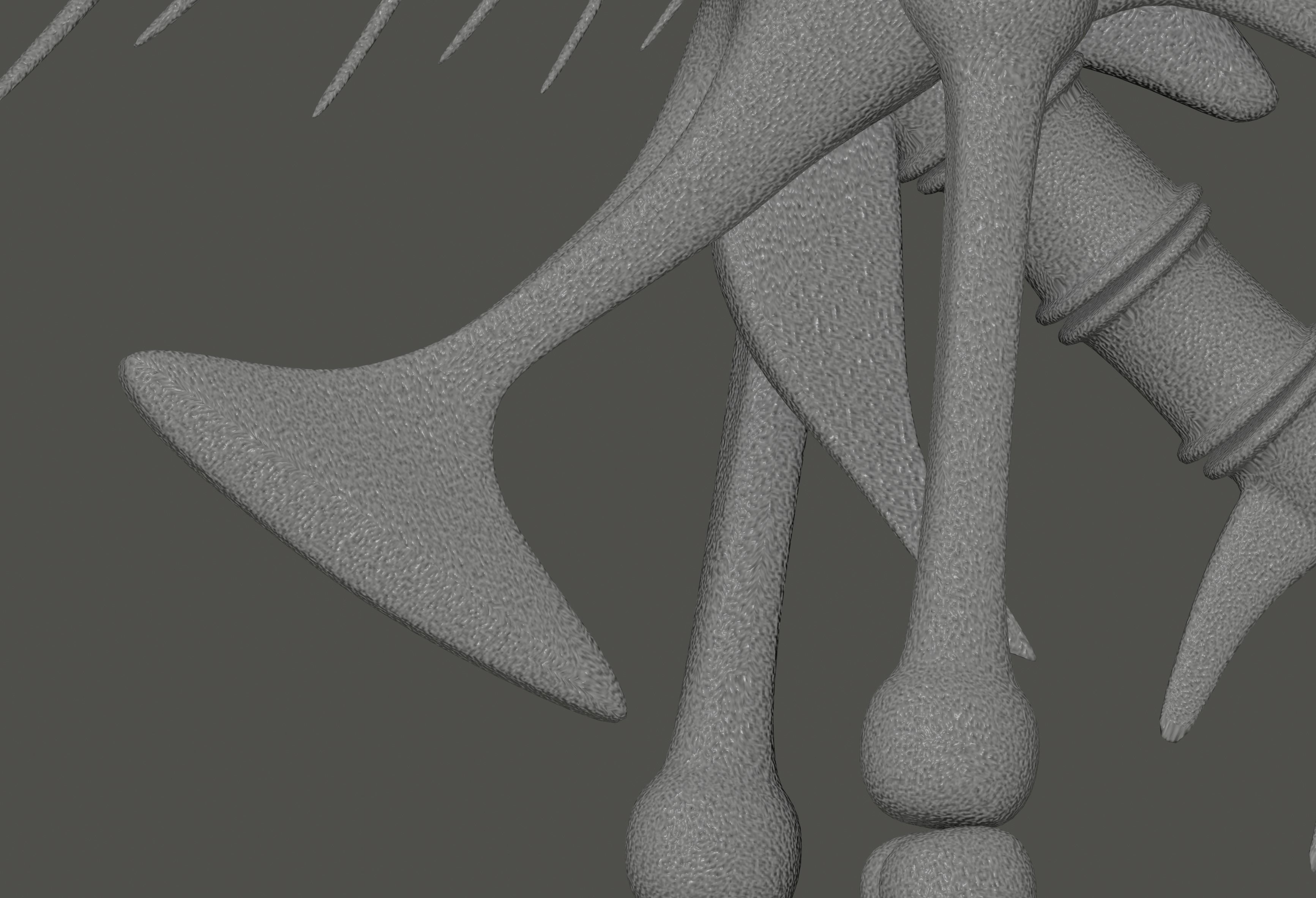 Tyrannosaurus Rex Fossil 3D model_12