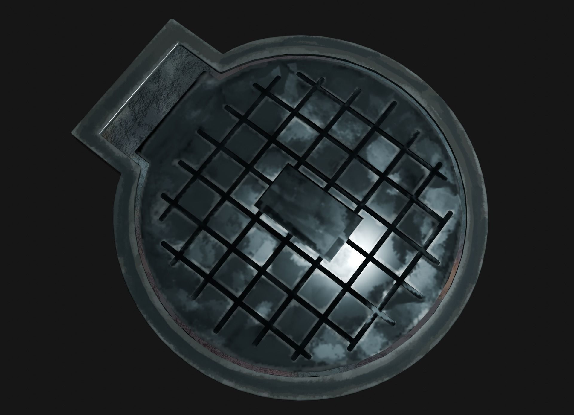 Gutter cover1 3D model_1