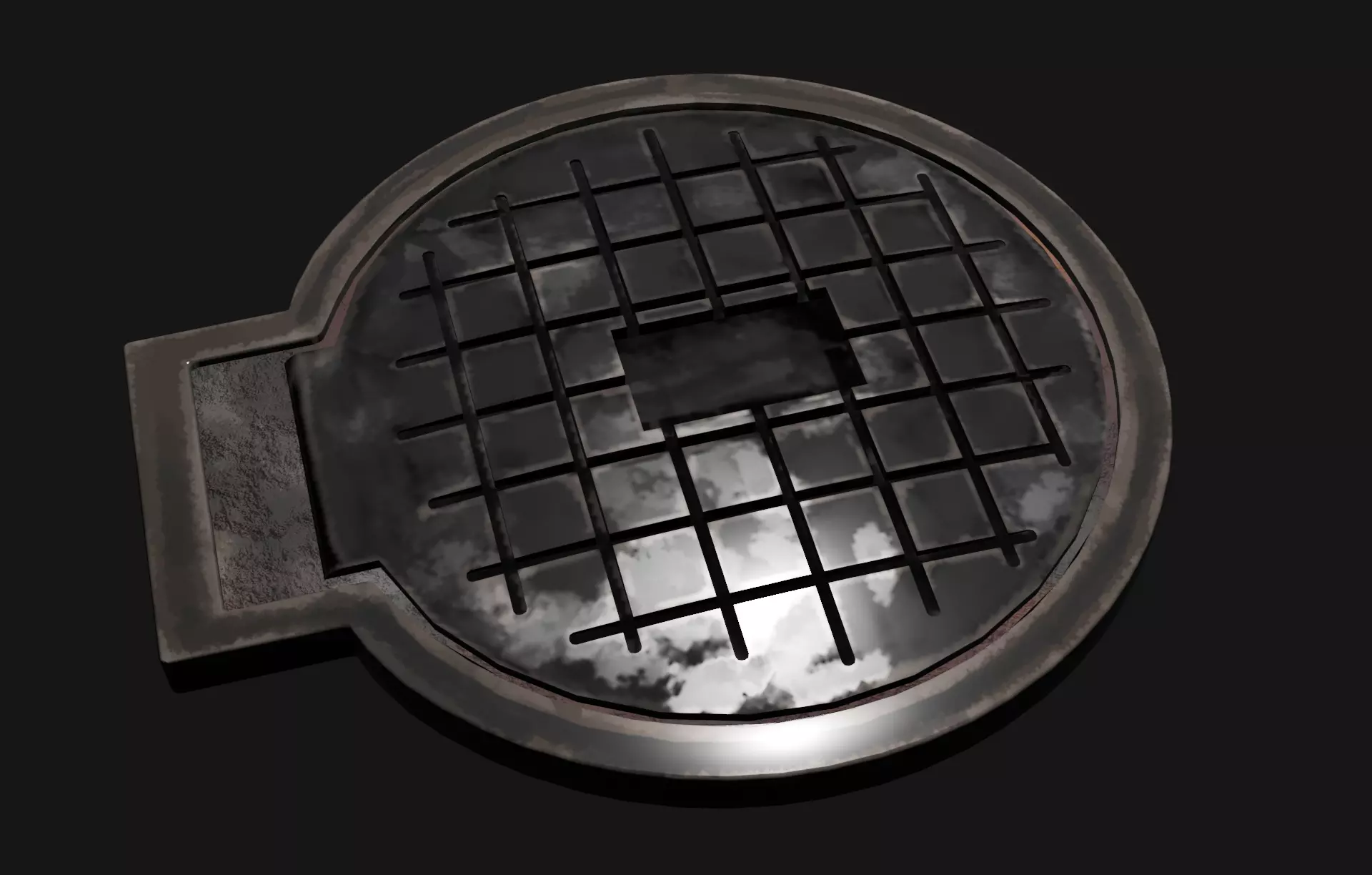 Gutter cover1 3D model_0