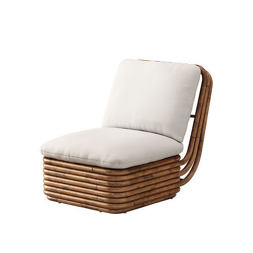 Bohemian 72 lounge chair by Gubi 3D model