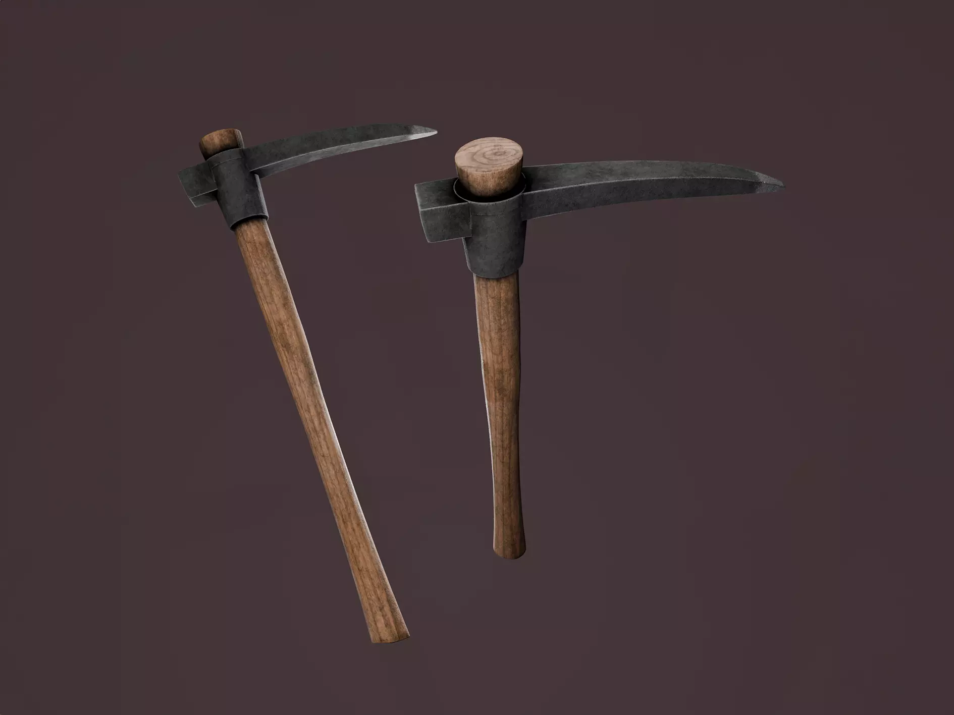 PICKAXE - ONE ARM Free low-poly 3D model