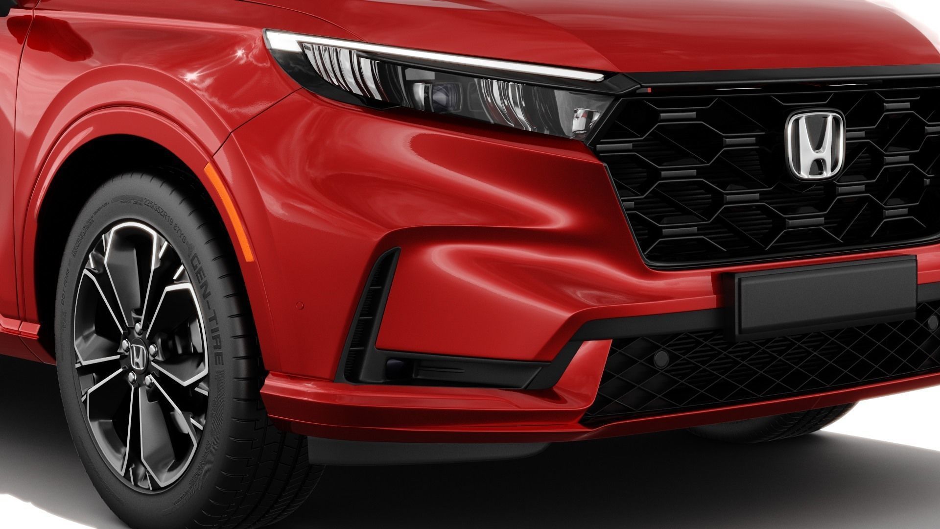 Honda CR-V 2023 with interior 3D model_10