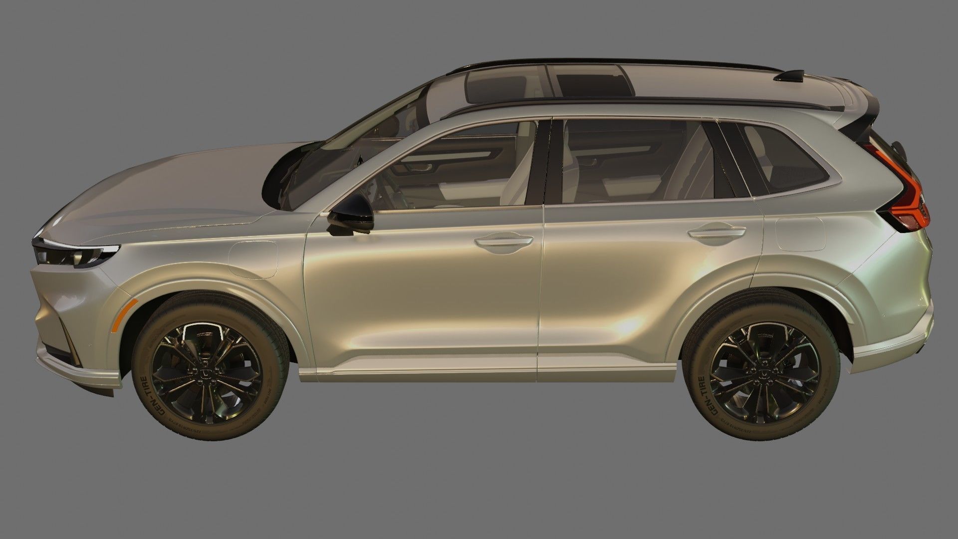 Honda CR-V 2023 with interior 3D model_21