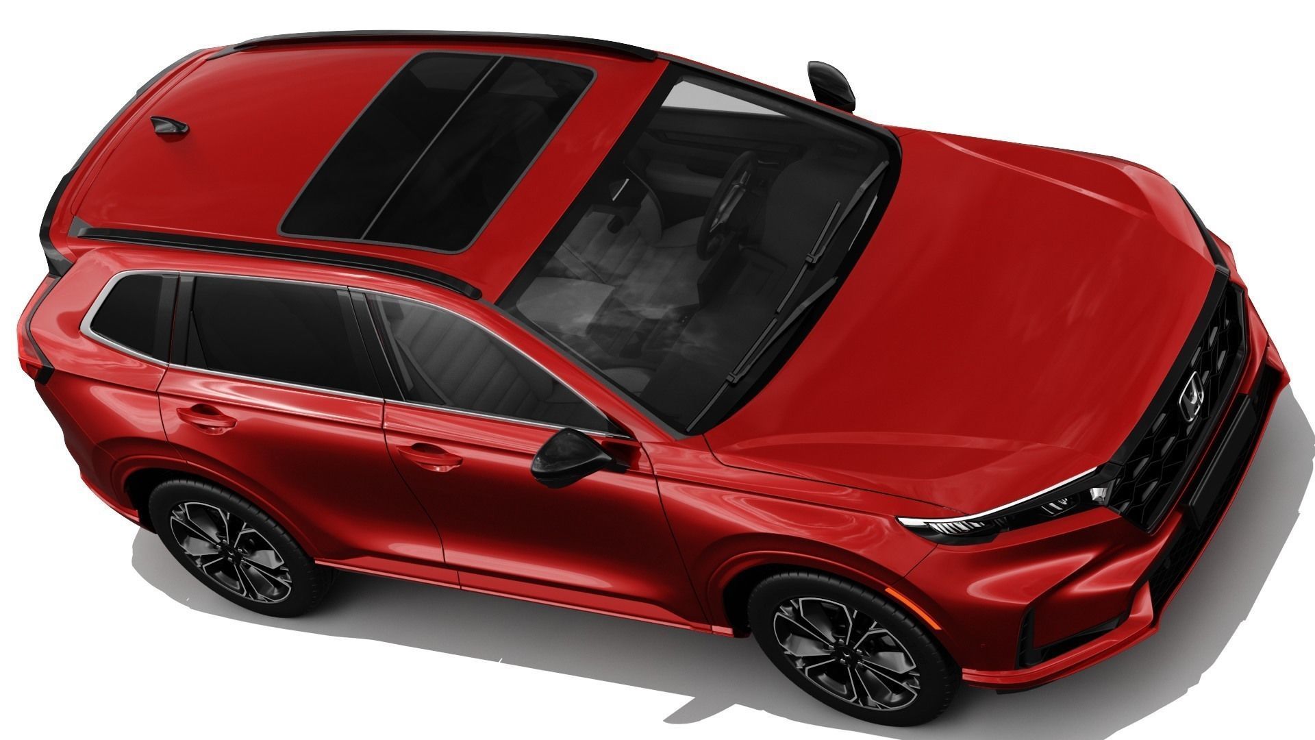 Honda CR-V 2023 with interior 3D model_8