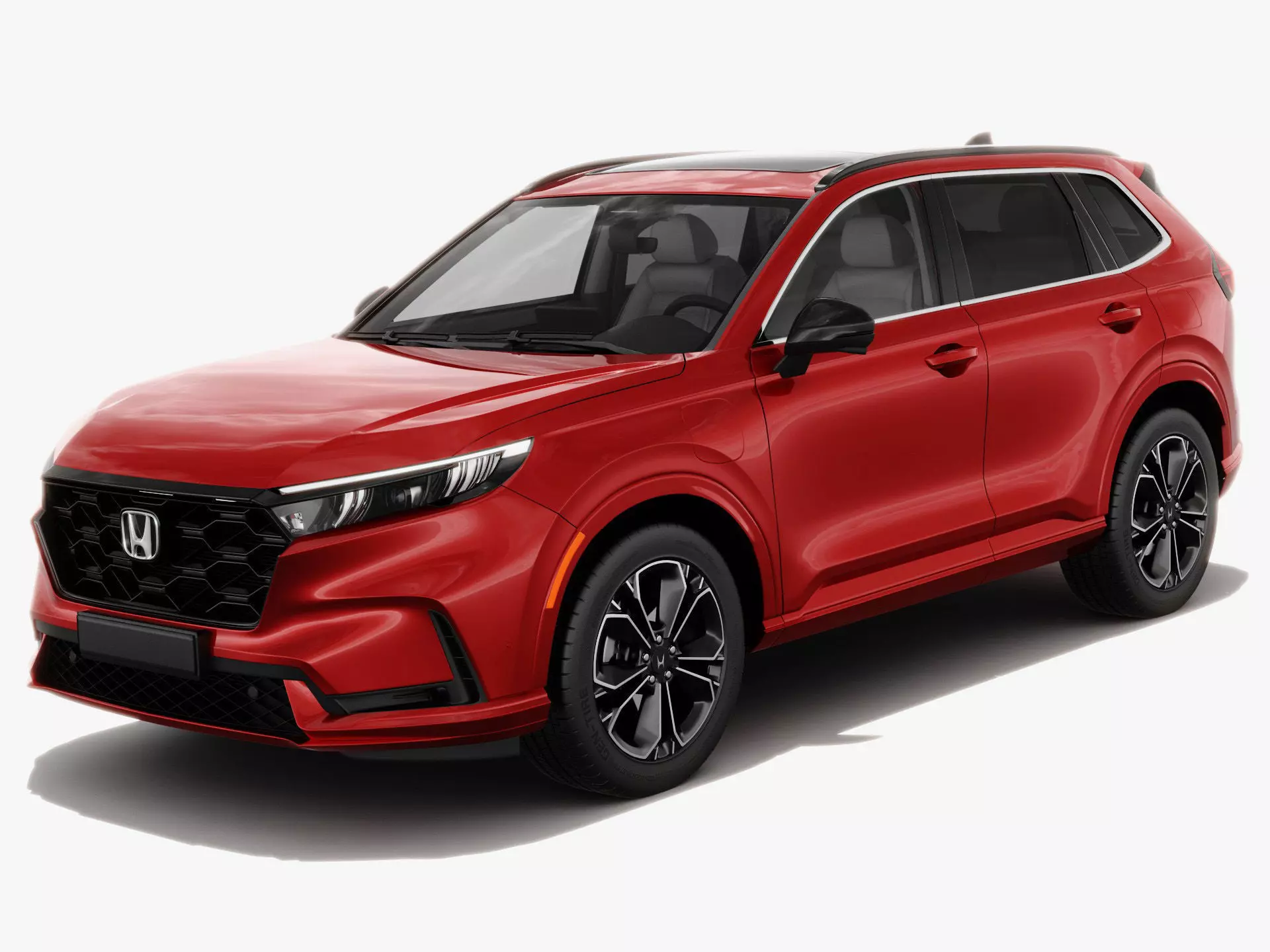 Honda CR-V 2023 with interior 3D model_0