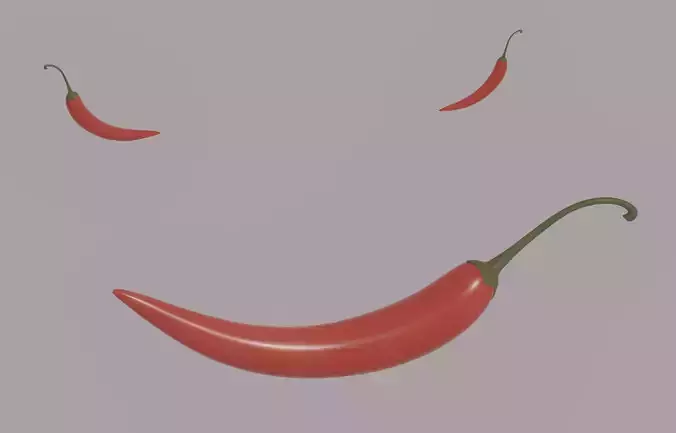 Hot Pepper 3D model