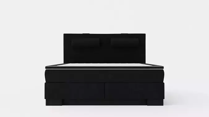 Hilton Luxury Complete Bed Package180x200 Black