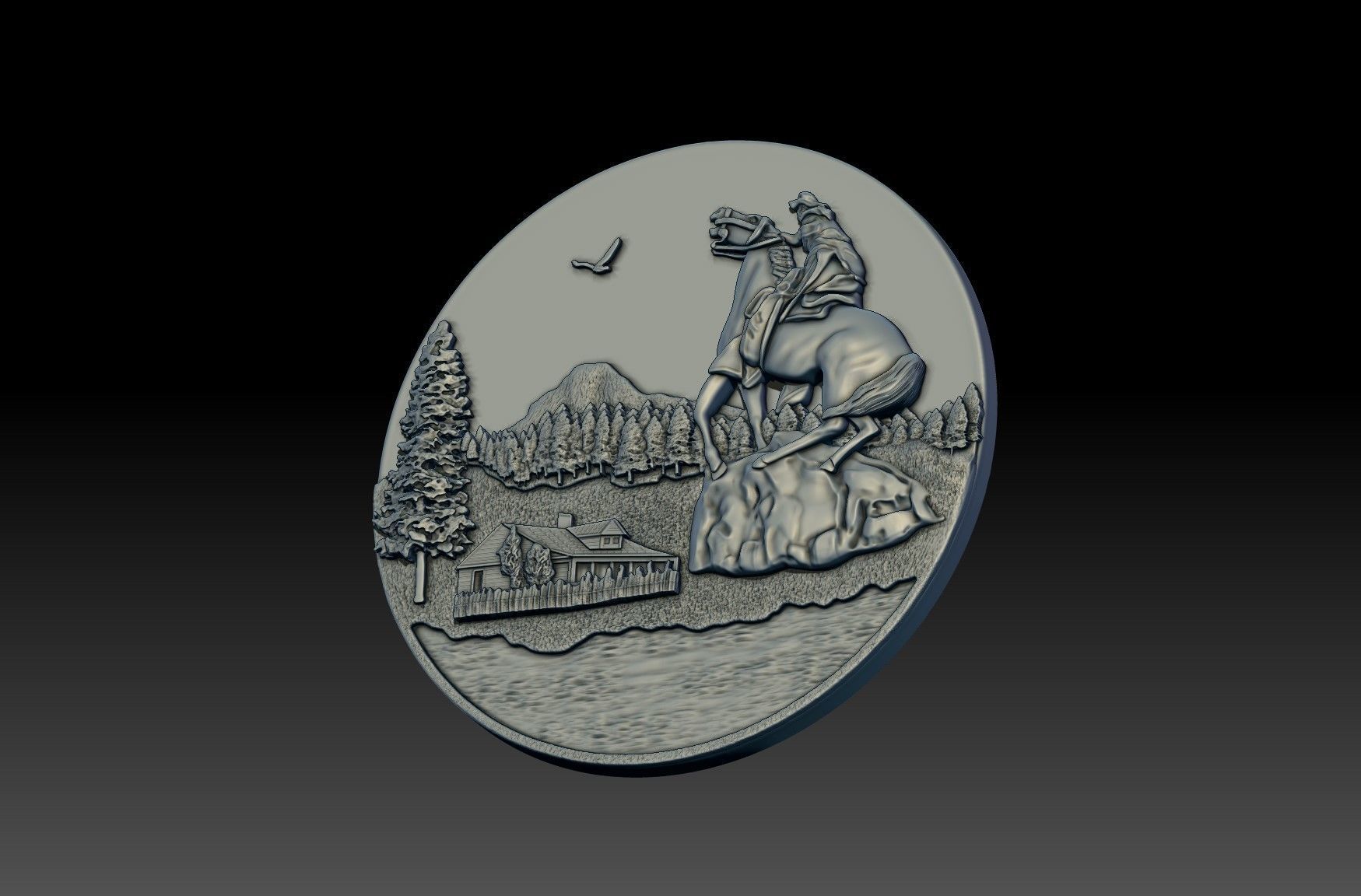 Seal - Yavapai County 3D print model_3