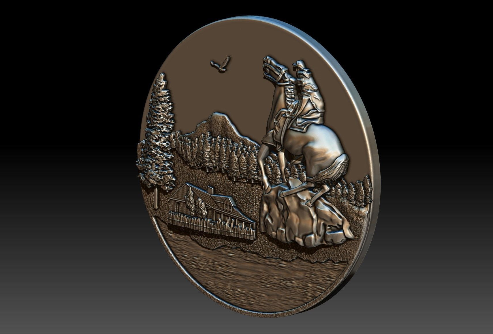 Seal - Yavapai County 3D print model_8