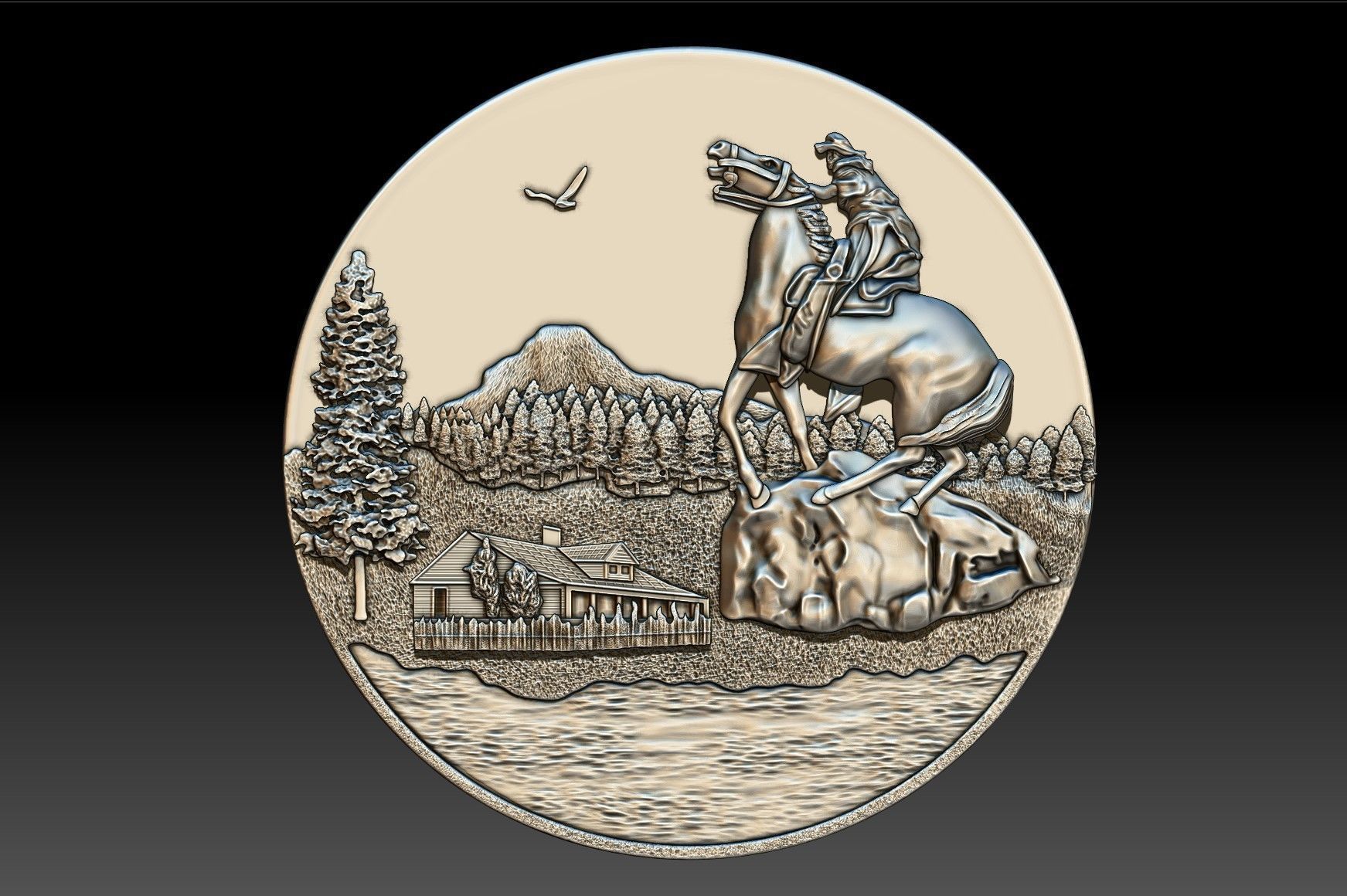Seal - Yavapai County 3D print model_7