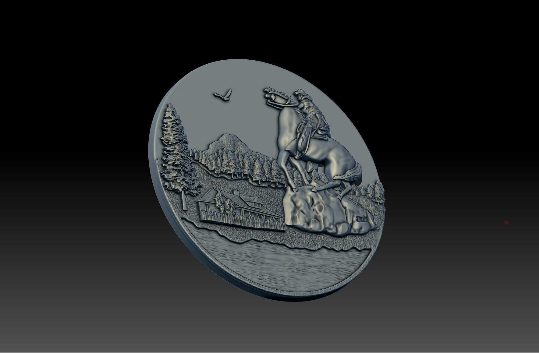Seal - Yavapai County 3D print model_4