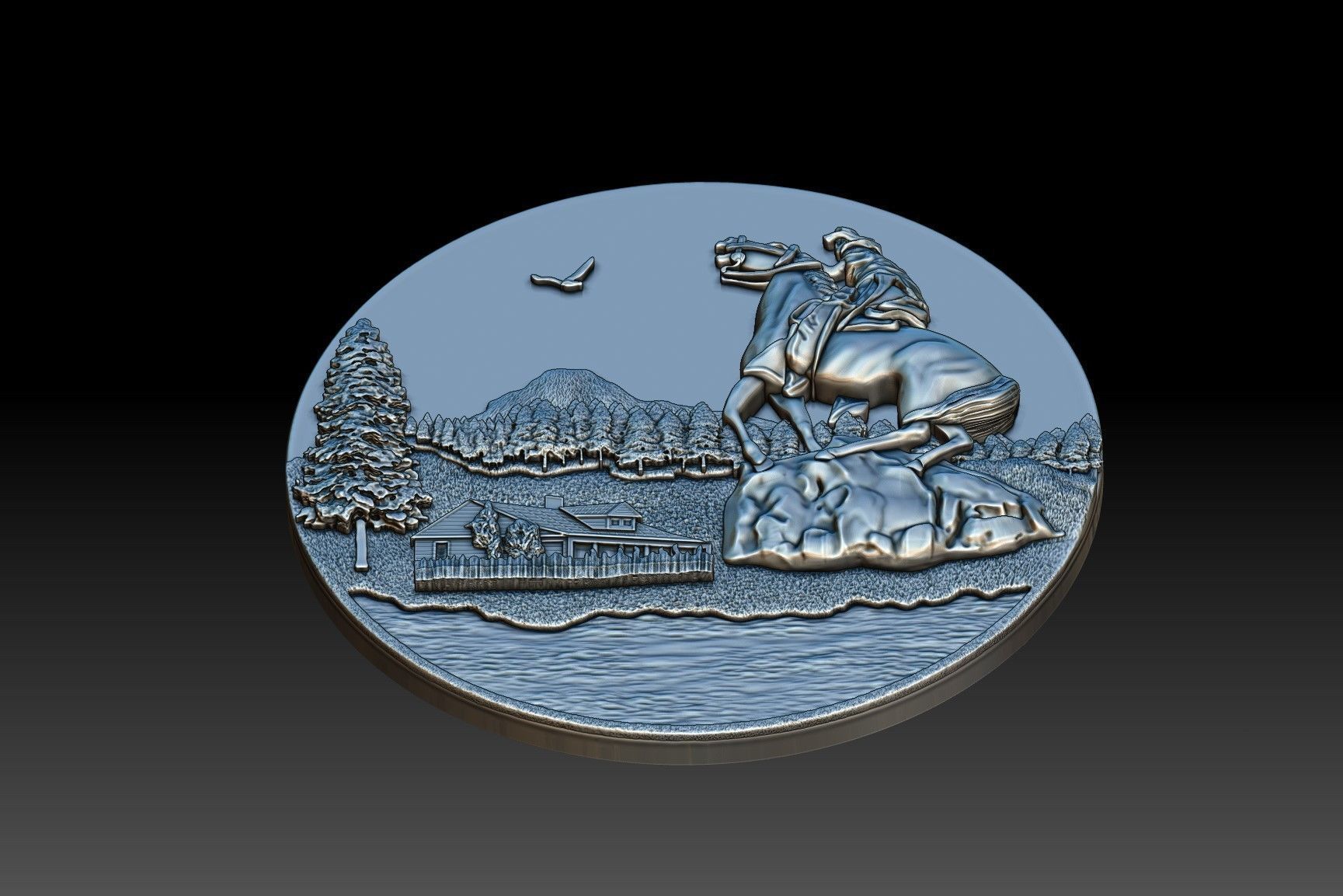 Seal - Yavapai County 3D print model_10