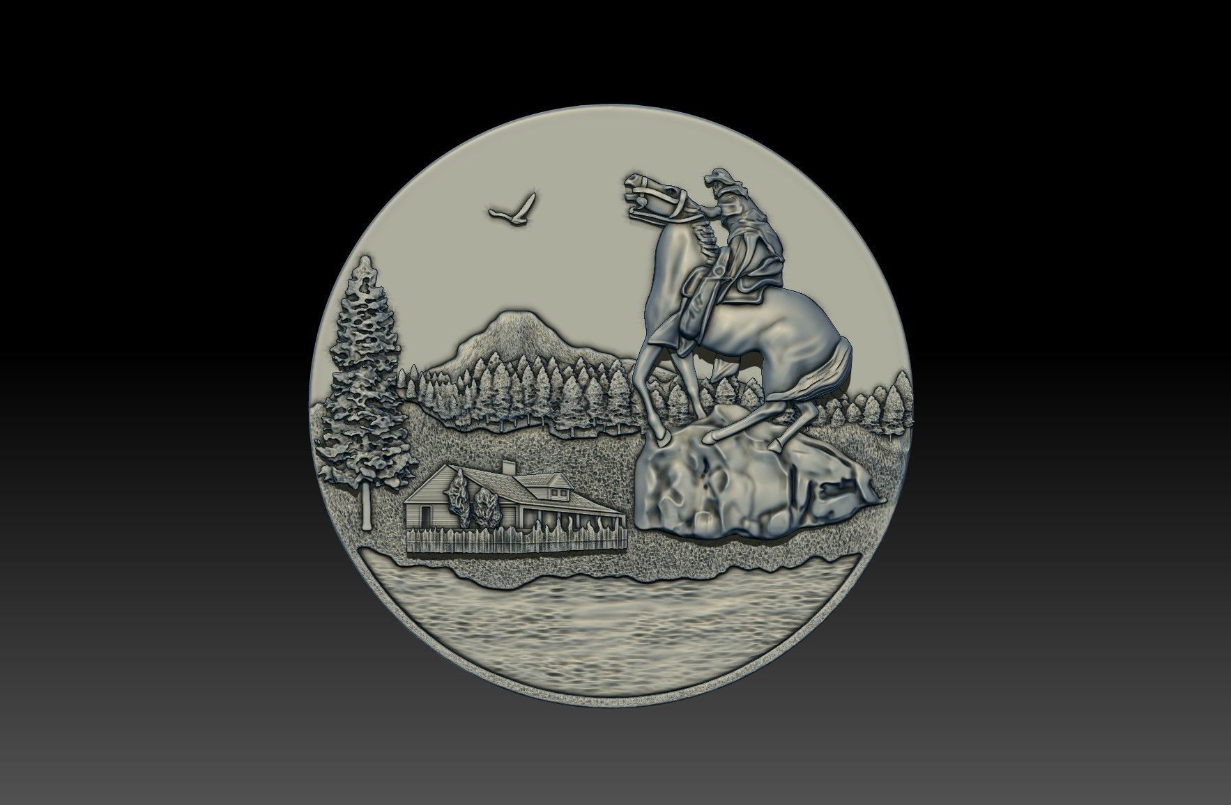 Seal - Yavapai County 3D print model_2