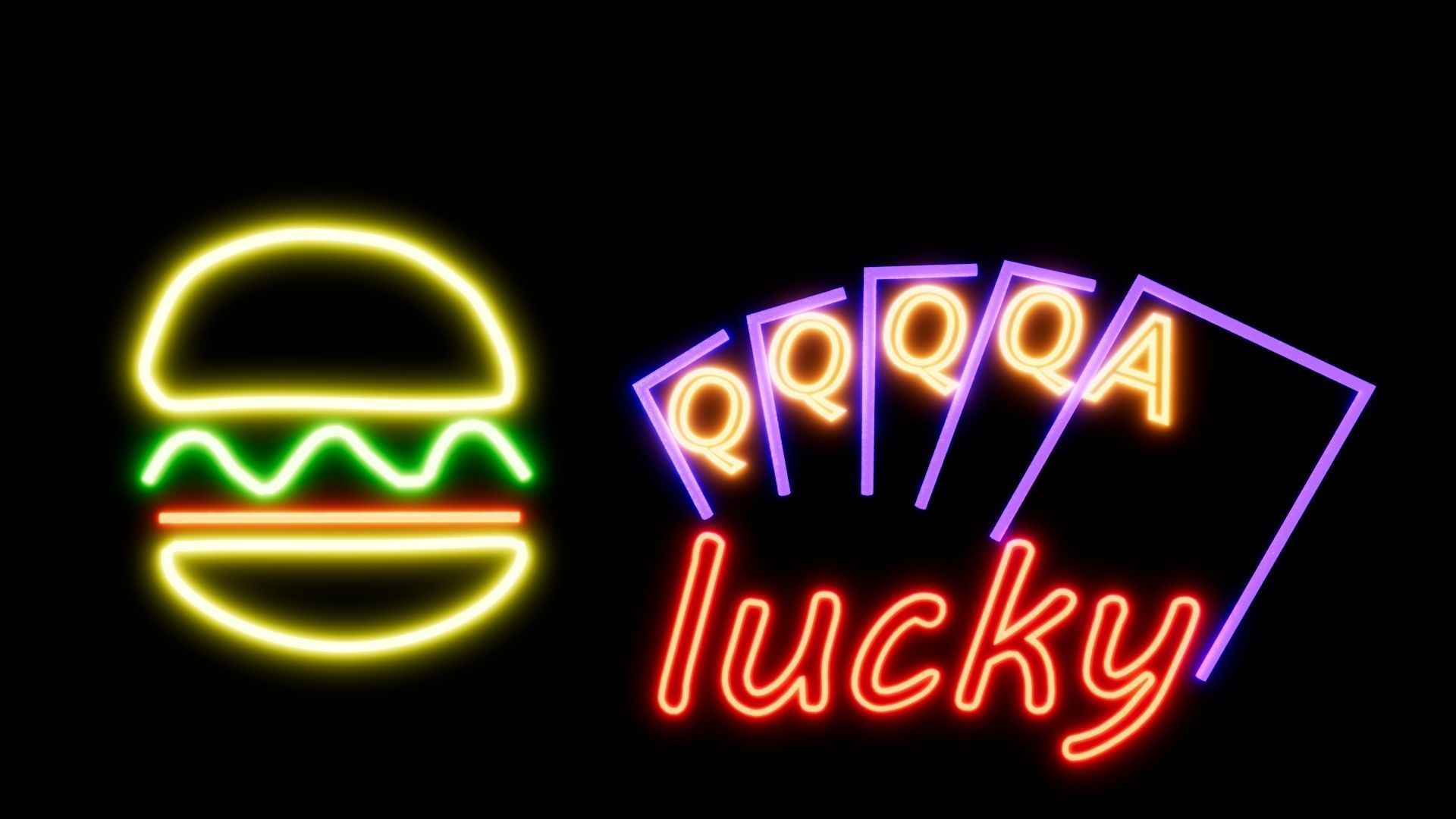 Neon Sign Pack 3D model_4