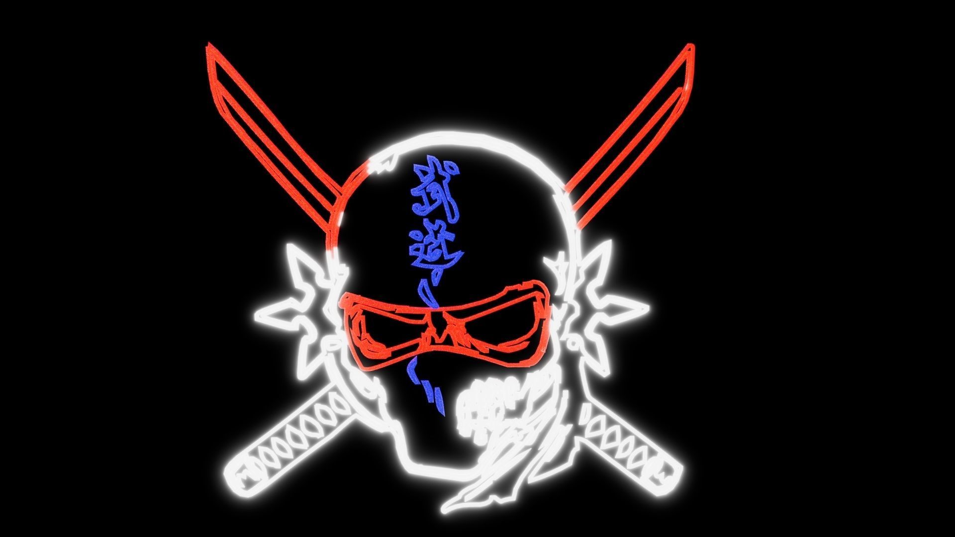 Neon Sign Pack 3D model_1