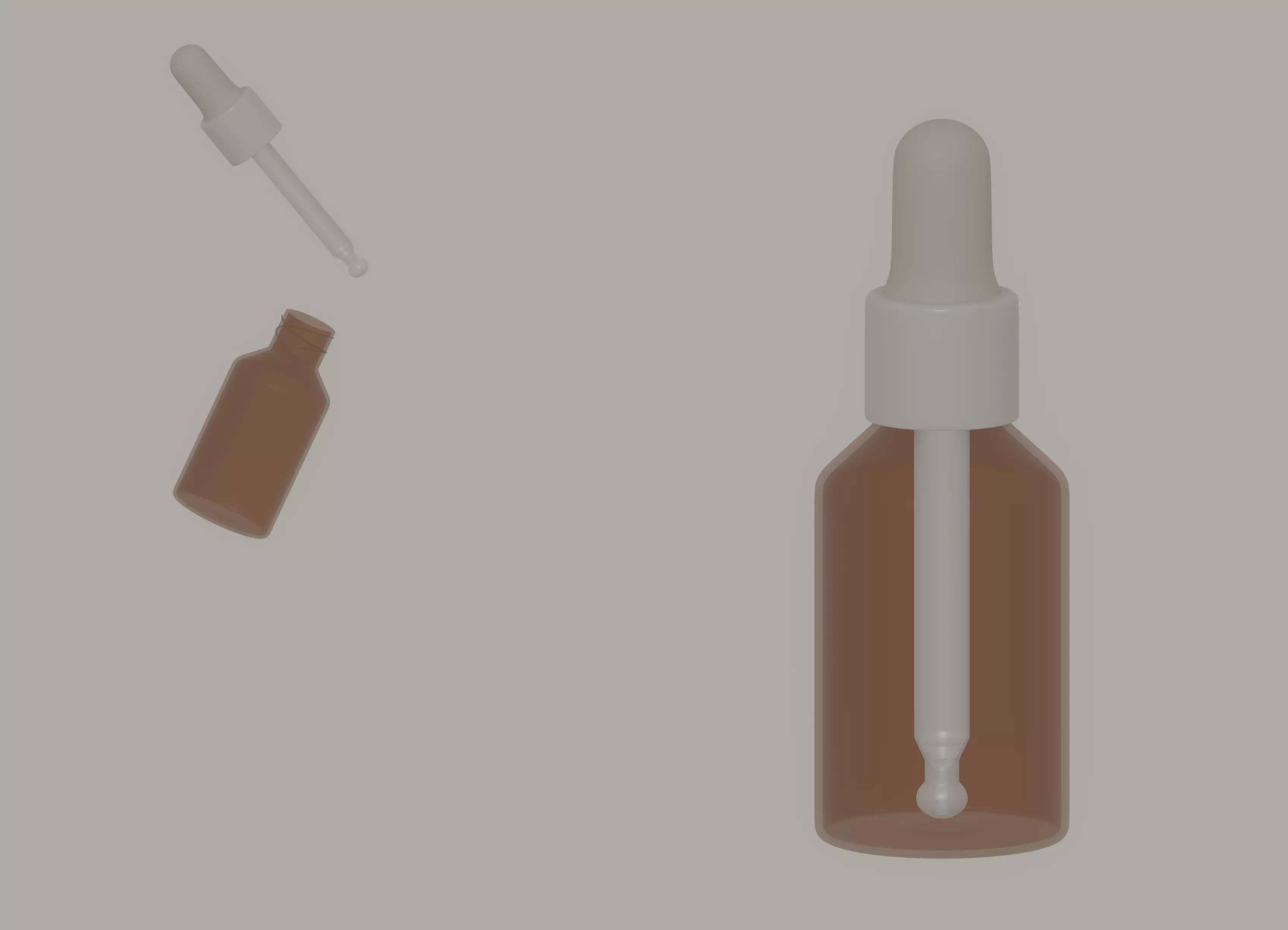 Dropper Bottle 3D model_0