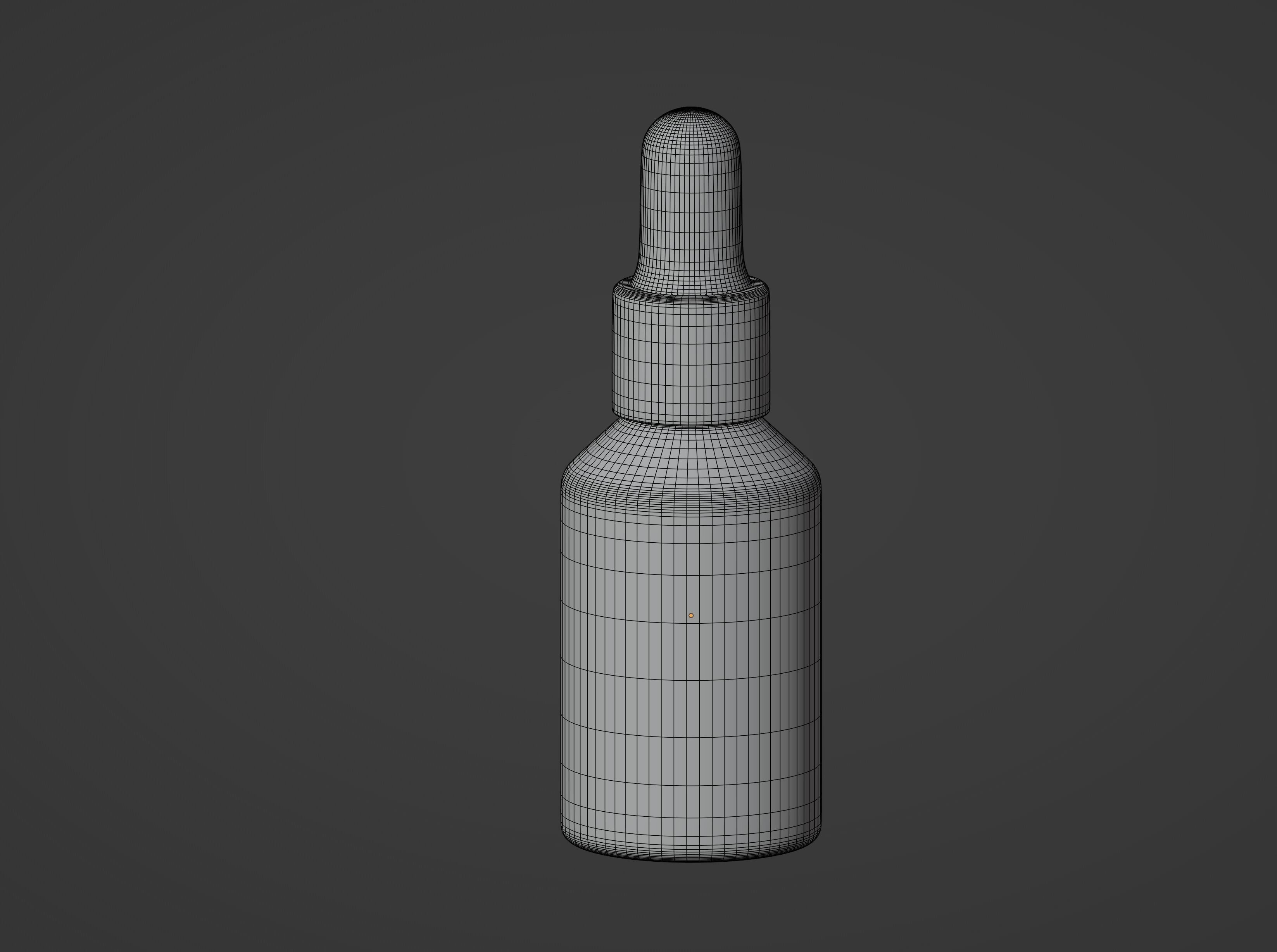 Dropper Bottle 3D model_11