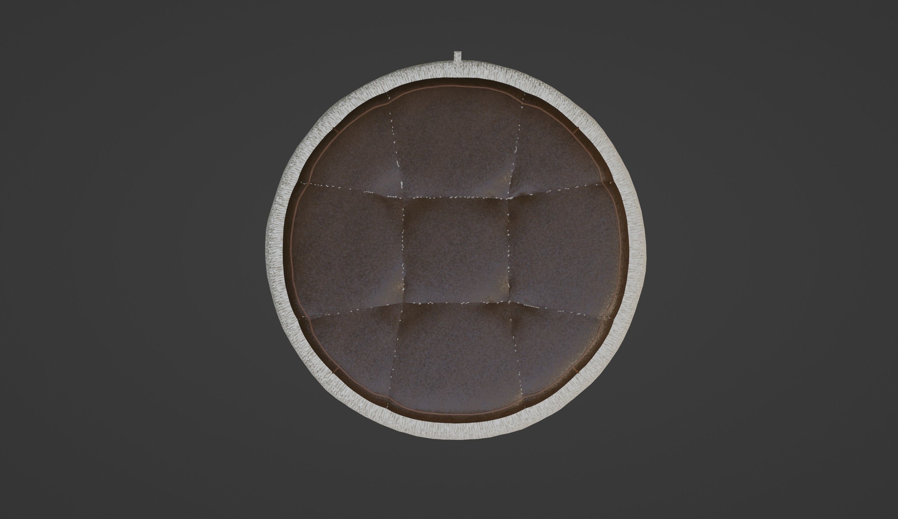 Oreo Cookie Ottoman 3D model_3