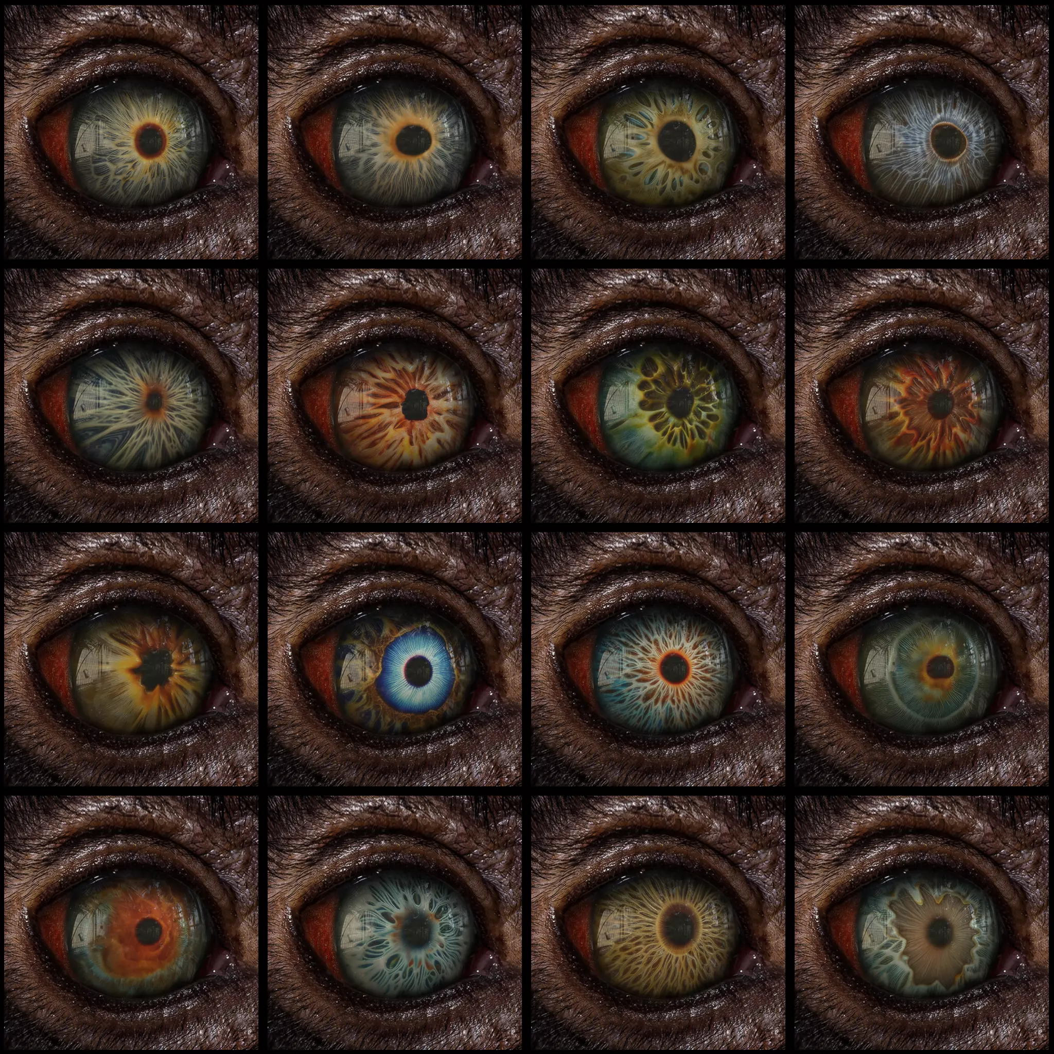 Beast Fantasy Eyes Vol 01 - PBR Low-poly 3D model_0