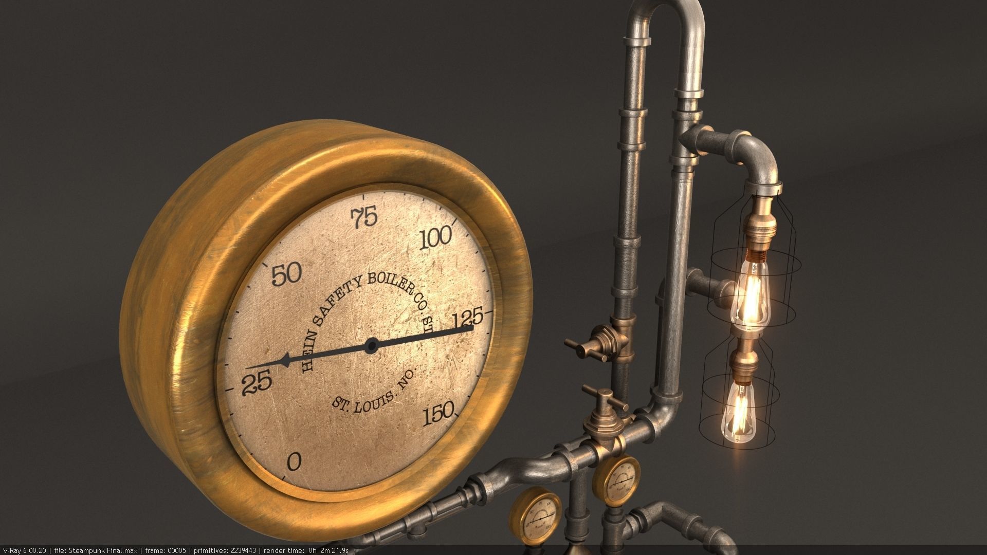 Steampunk 3D model_6