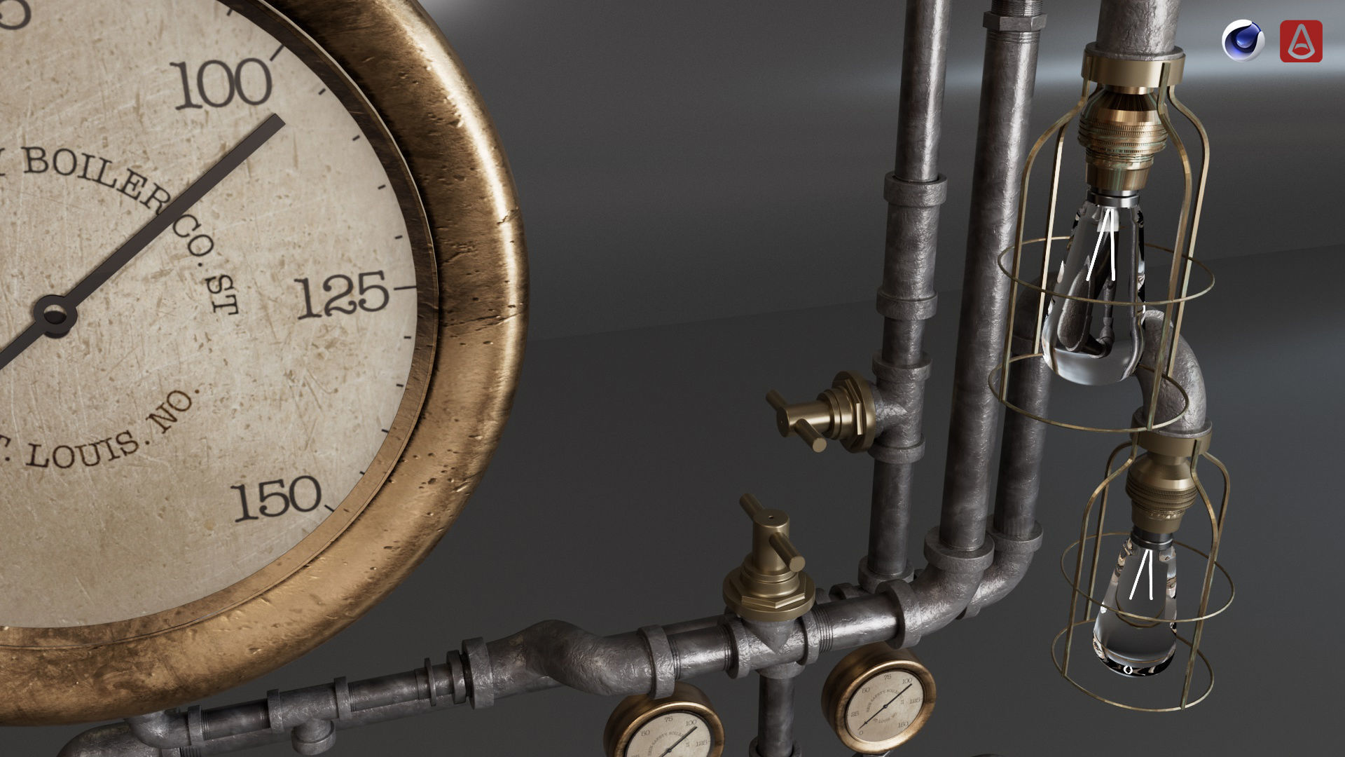 Steampunk 3D model_26