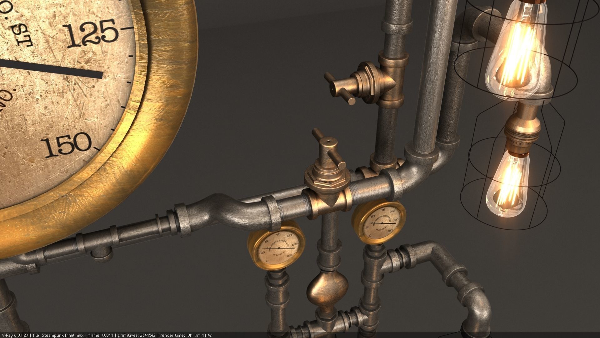 Steampunk 3D model_7