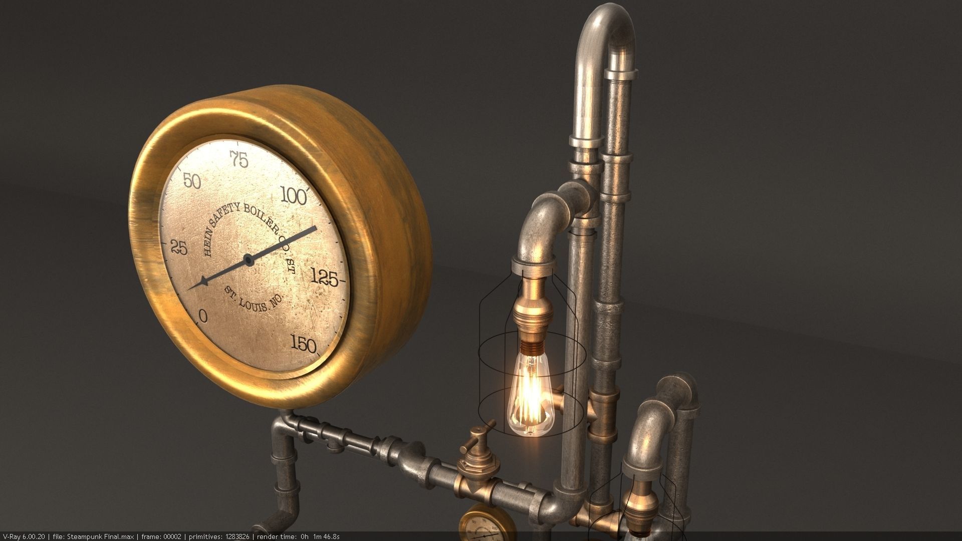 Steampunk 3D model_2