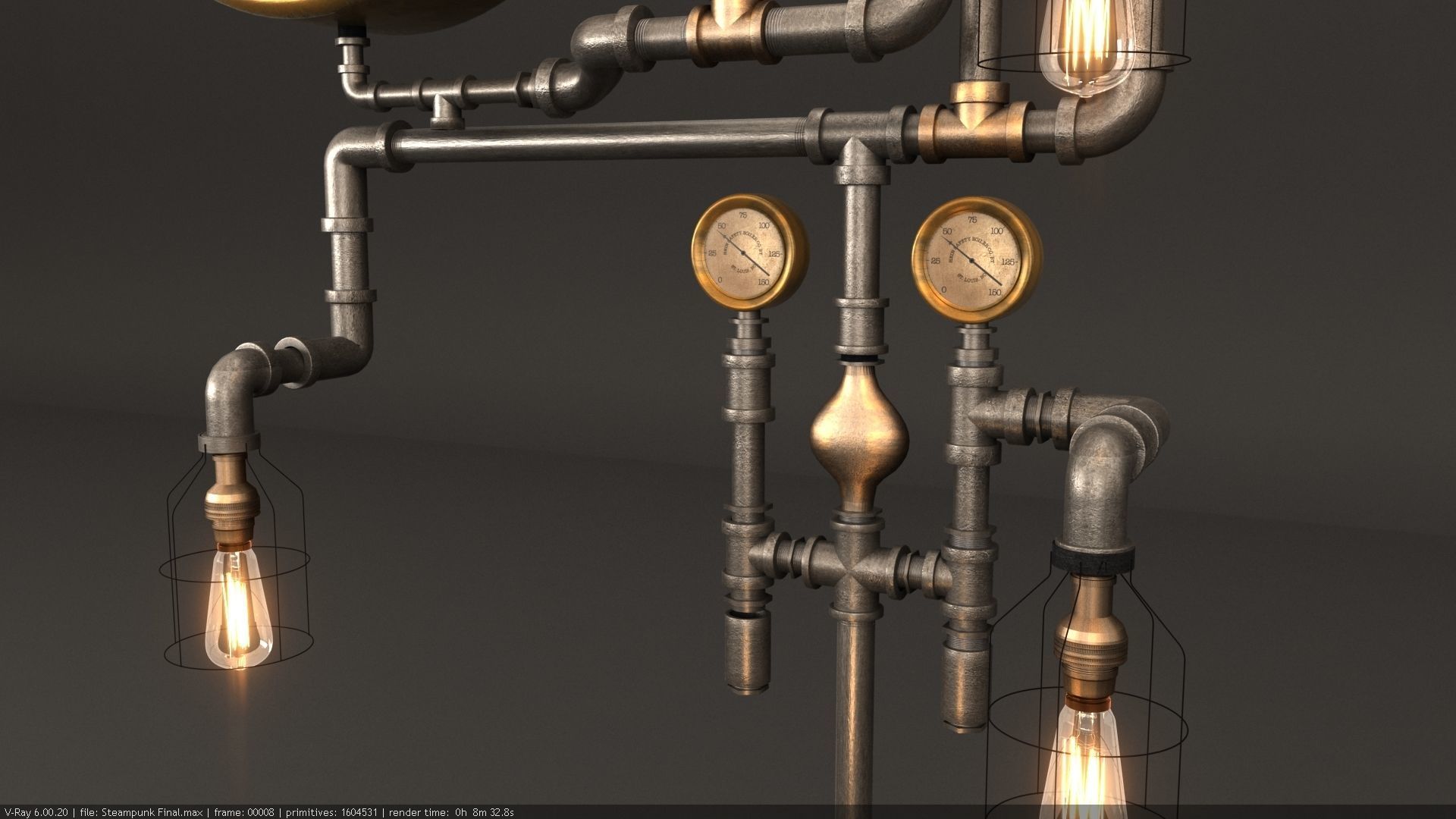 Steampunk 3D model_3