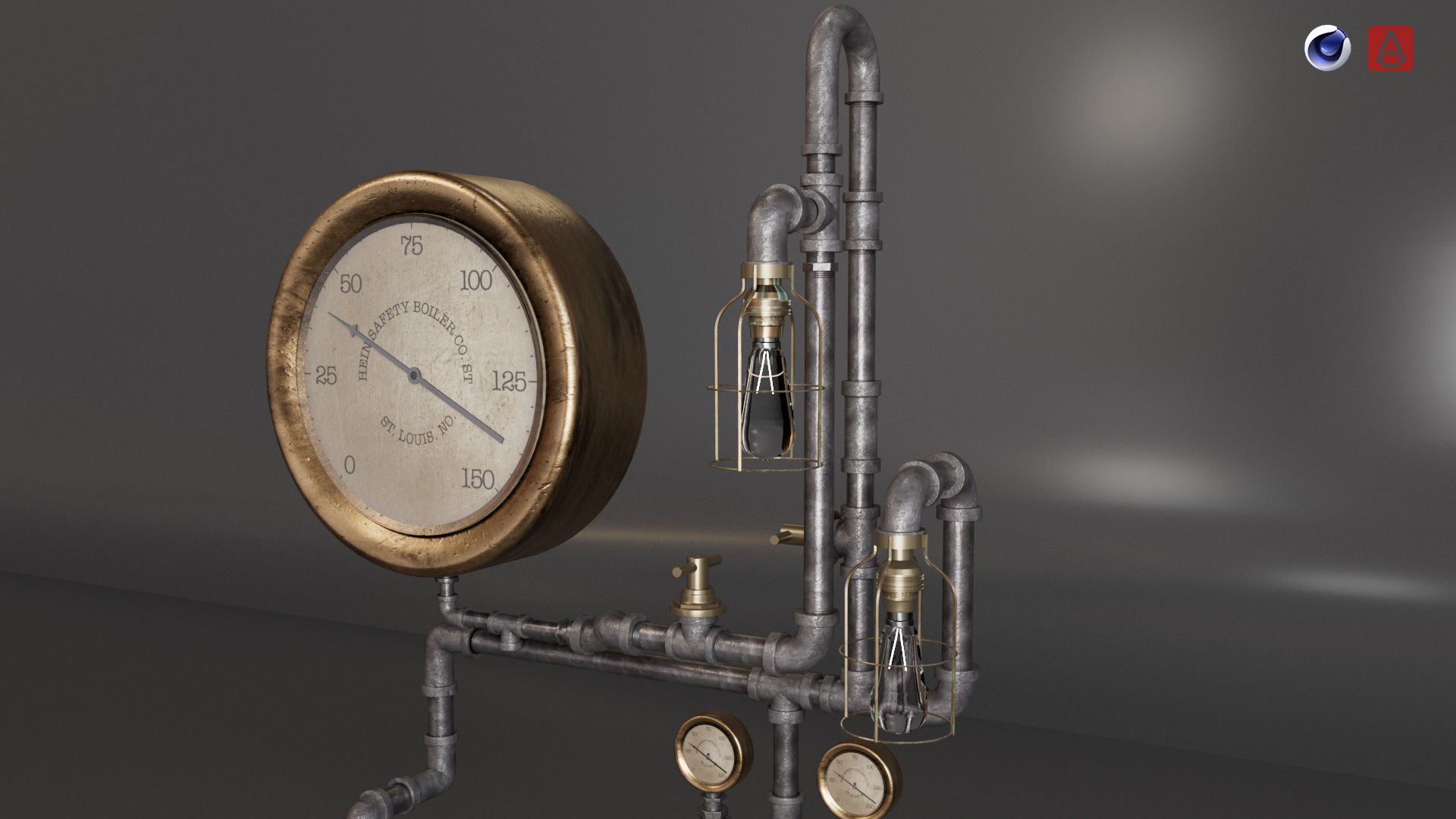 Steampunk 3D model_32