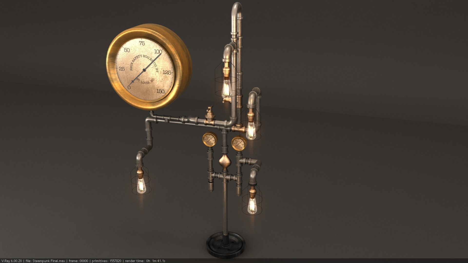 Steampunk 3D model_1