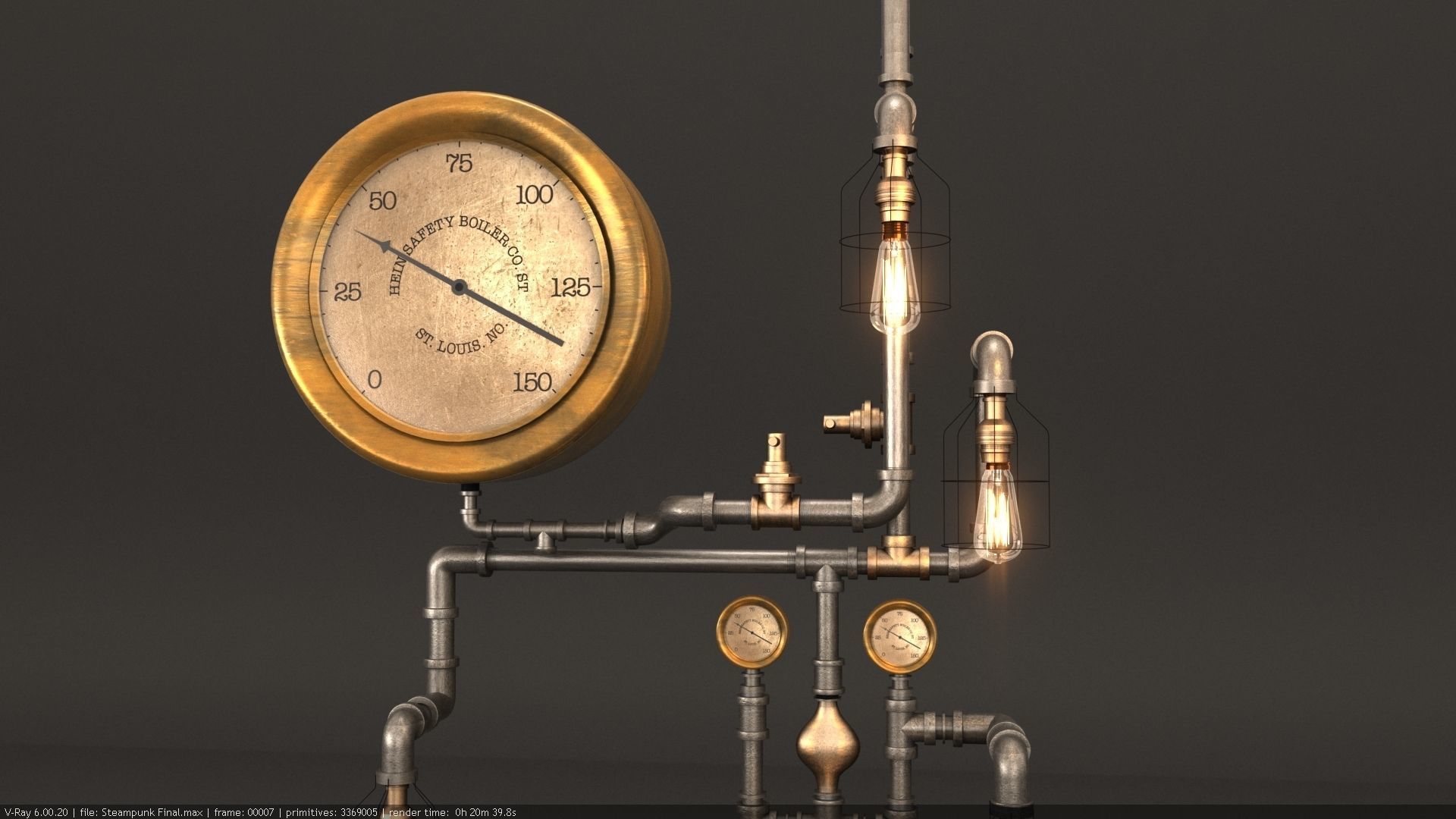Steampunk 3D model_8