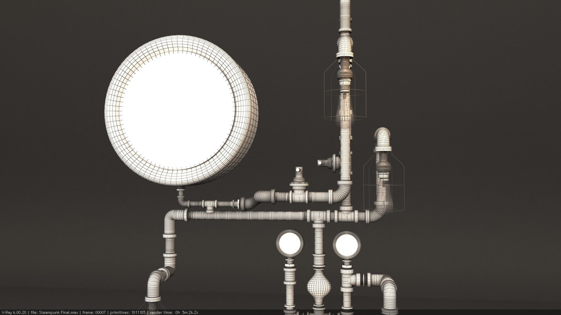 Steampunk 3D model_20