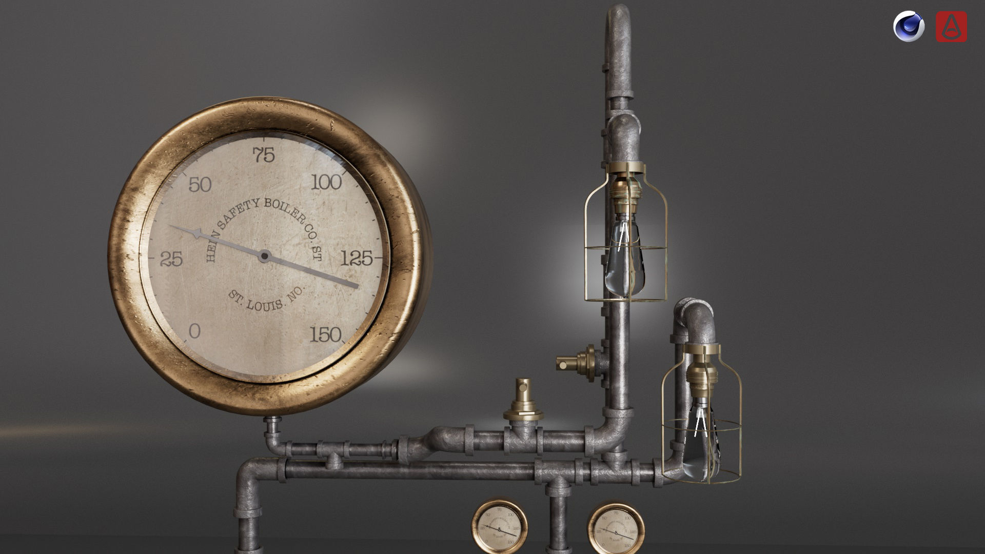 Steampunk 3D model_31