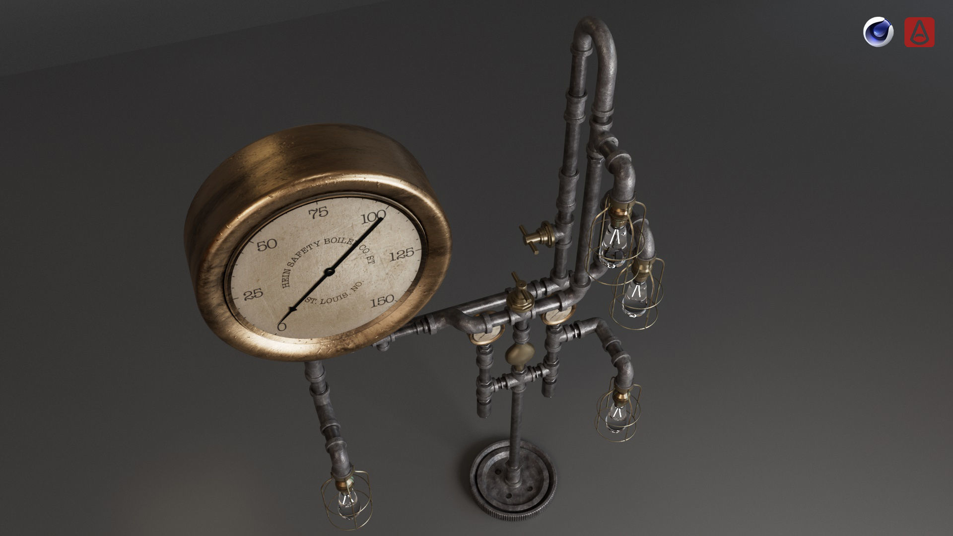 Steampunk 3D model_25