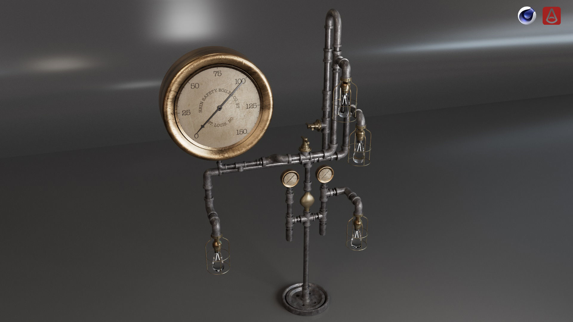 Steampunk 3D model_24