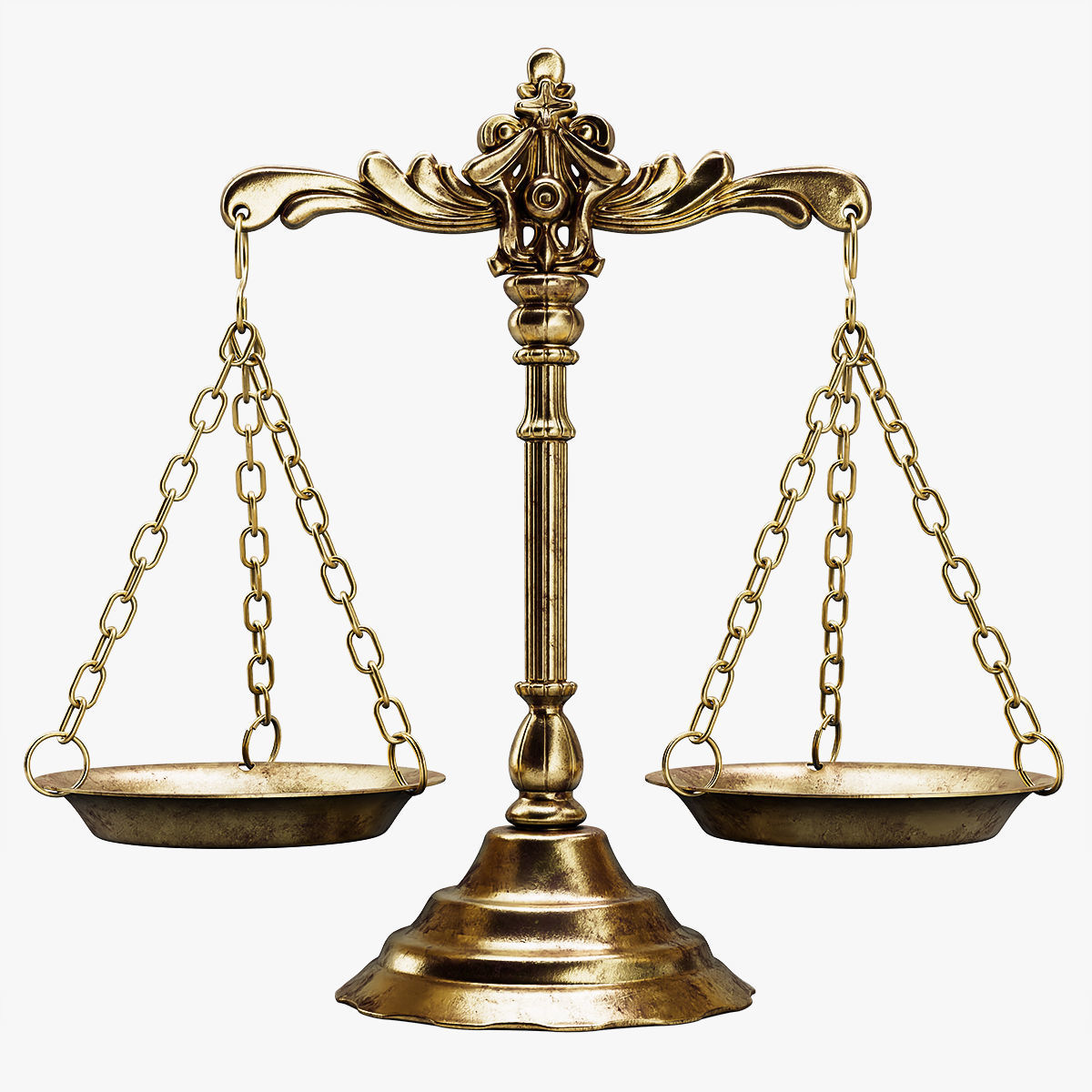 Ornate Justice Scale 3D model_15